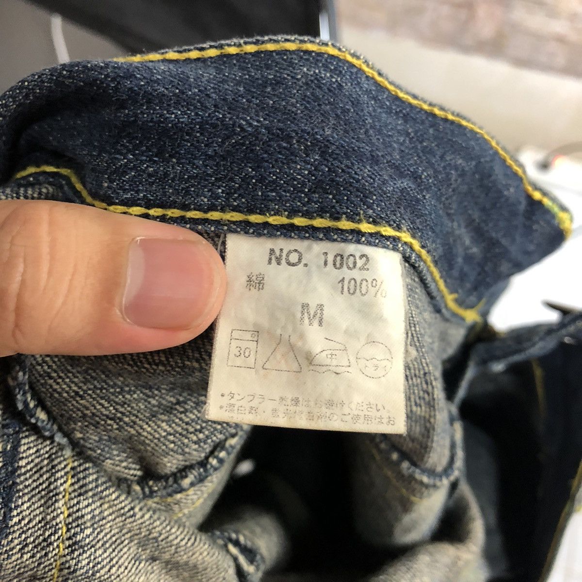 Japanese Brand Candy Robot Blue Distressed Denim Pants #A1125 Size 32" / US 10 / IT 46 - 20 Thumbnail