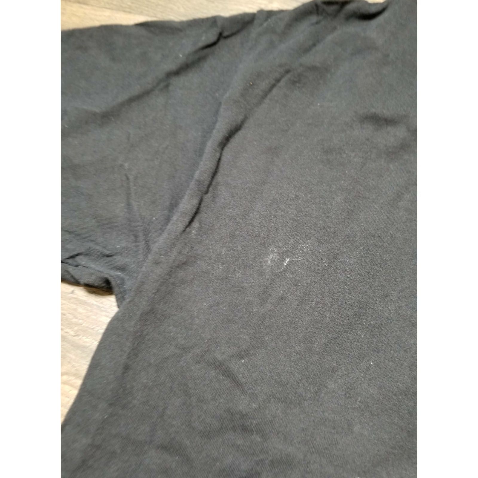 Delta VINTAGE Delta 90s Motorcycle T-Shirt XL Black Eagle American Flag Mens Size US XL / EU 56 / 4 - 3 Thumbnail