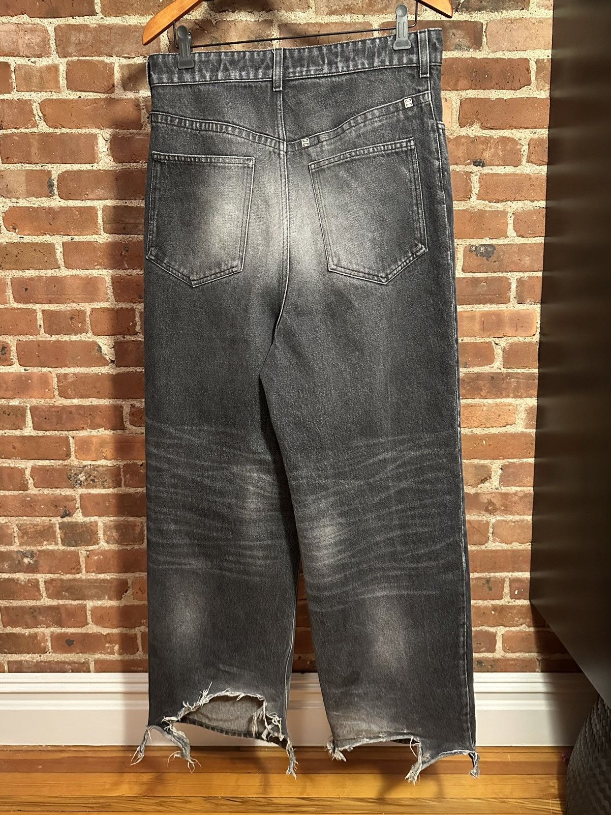 Givenchy FW/22 MMW Runway Wide Leg Denim Size US 31 - 2 Thumbnail