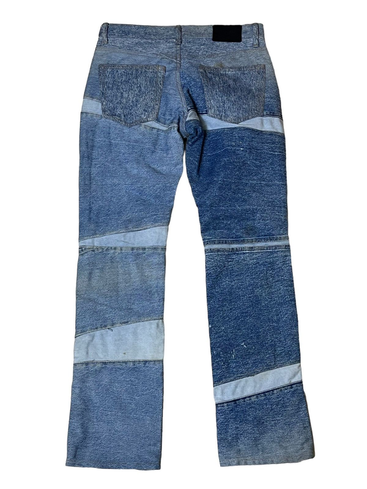 Japanese Brand SICK🔥JAPANESE PATCHWORK JEANS inspired hysteric glamour Size US 30 / EU 46 - 2 Thumbnail