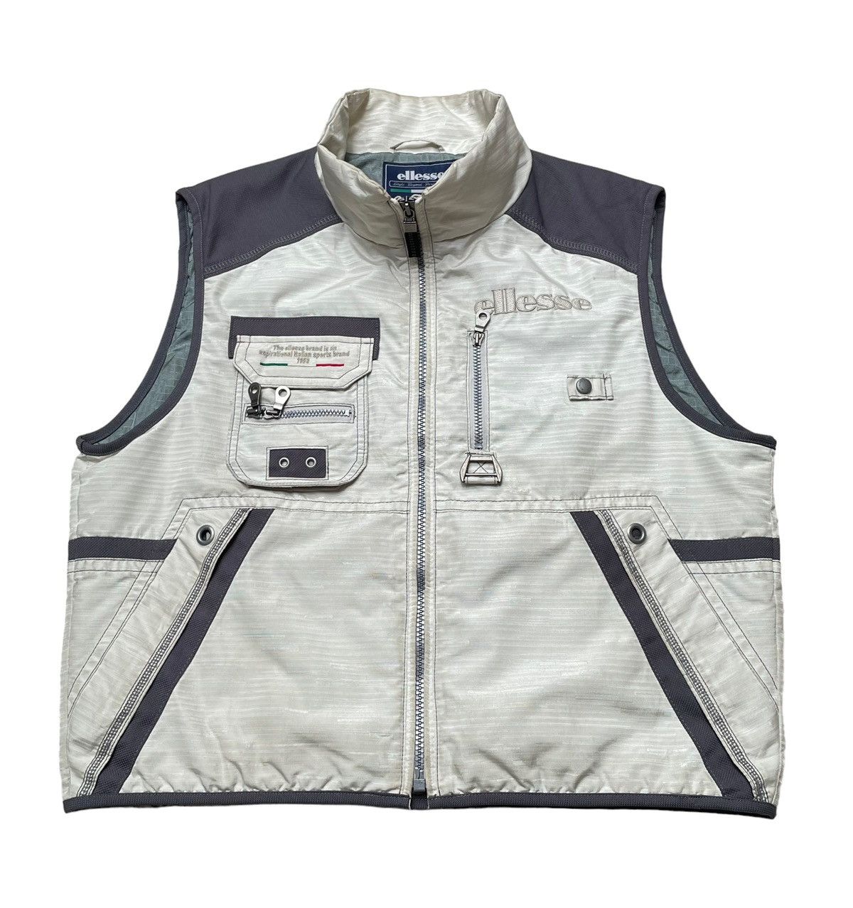 Ellesse × Vintage Vintage Brand Ellese Ski Vest Jacket 1990s Size US L / EU 52-54 / 3 - 1 Thumbnail