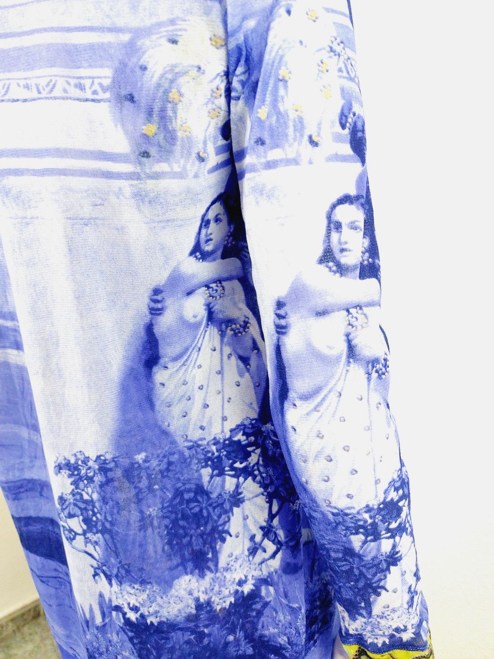 Jean Paul Gaultier Jean Paul Gaultier Oriental Bath Floral Wedding Gown Dress Size ONE SIZE - 15 Thumbnail