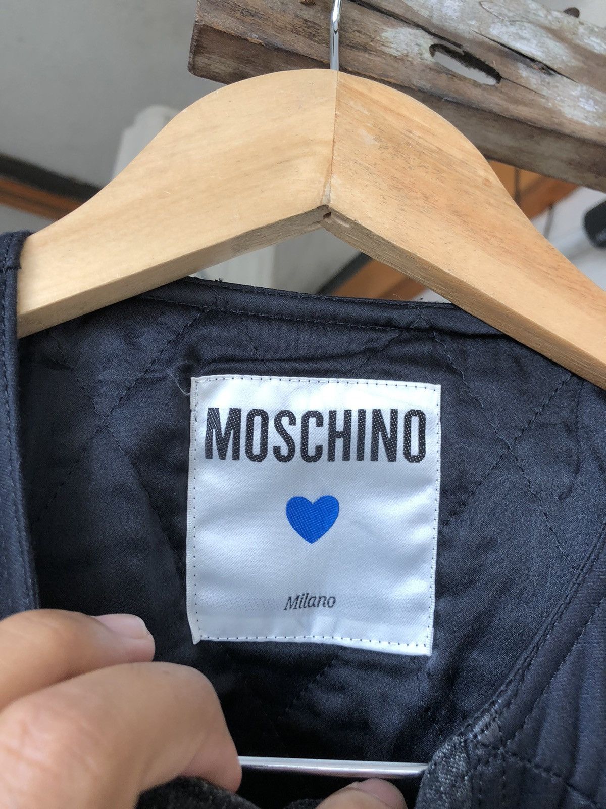 Moschino Vintage Moschino Milano Denim Jacket Size M / US 6-8 / IT 42-44 - 10 Thumbnail