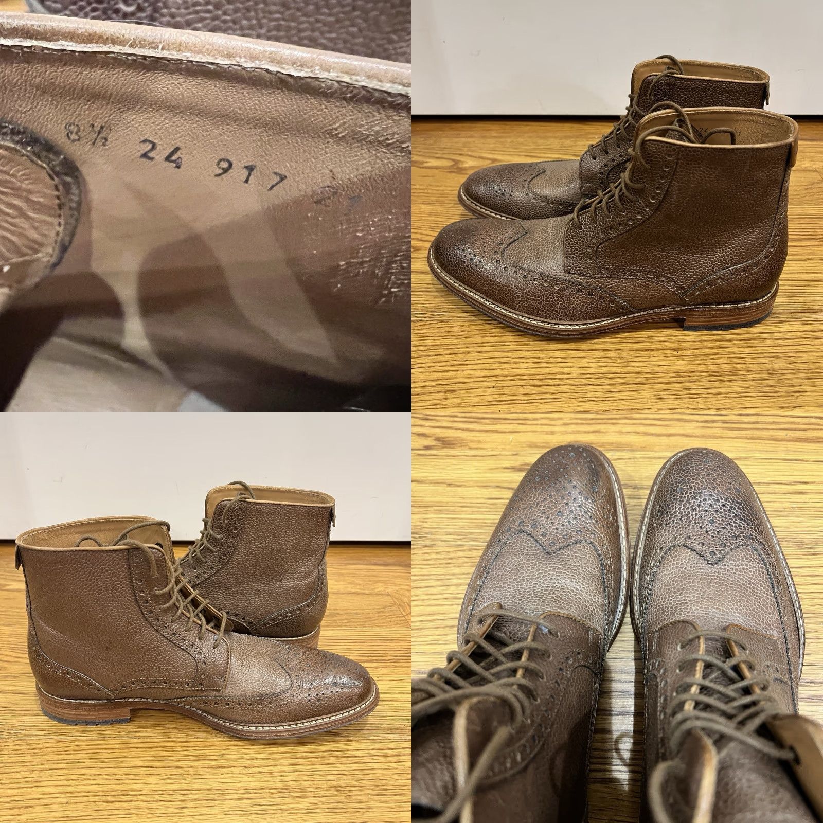 LLOYD Lloyd Wingtip Boots Brown Size 8.5 Men Shoe Size US 8.5 / EU 41-42 - 8 Thumbnail