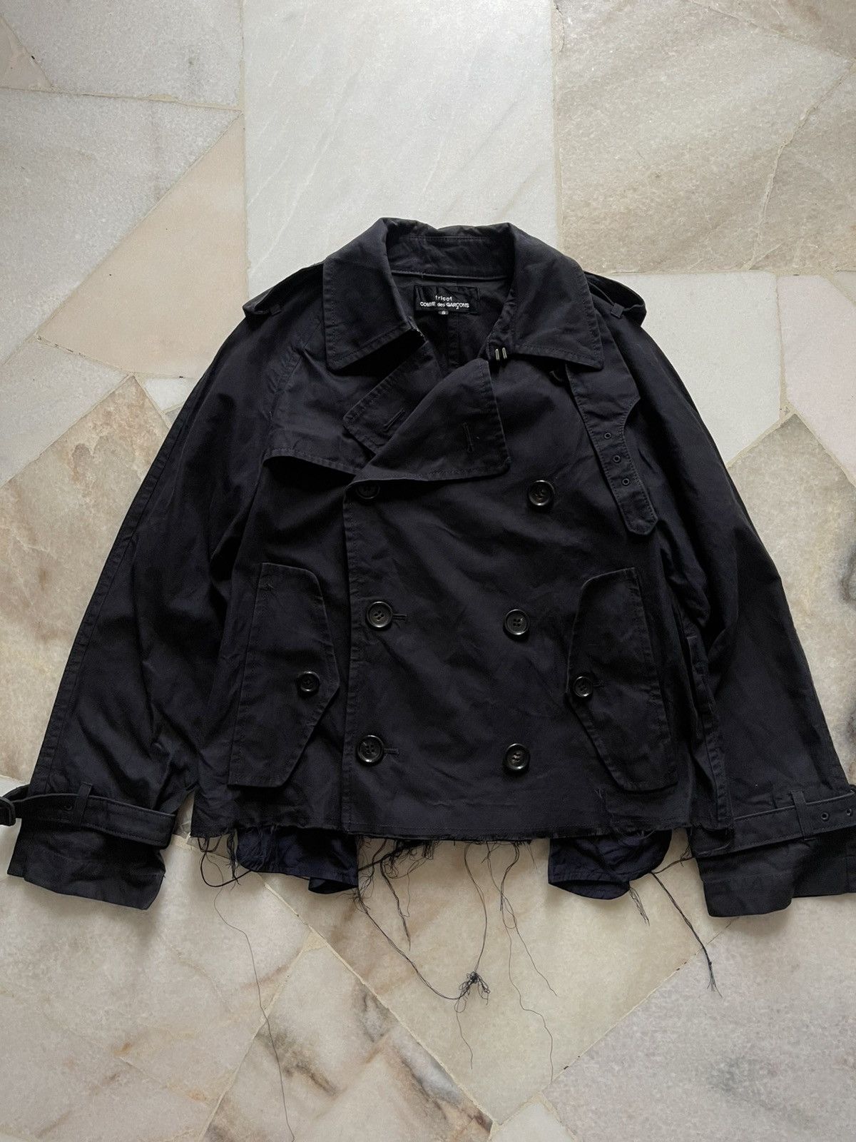 Tricot Comme des Garcons 2004 Comme Des Garcons Crop Jacket Size S / US 4 / IT 40 - 12 Thumbnail