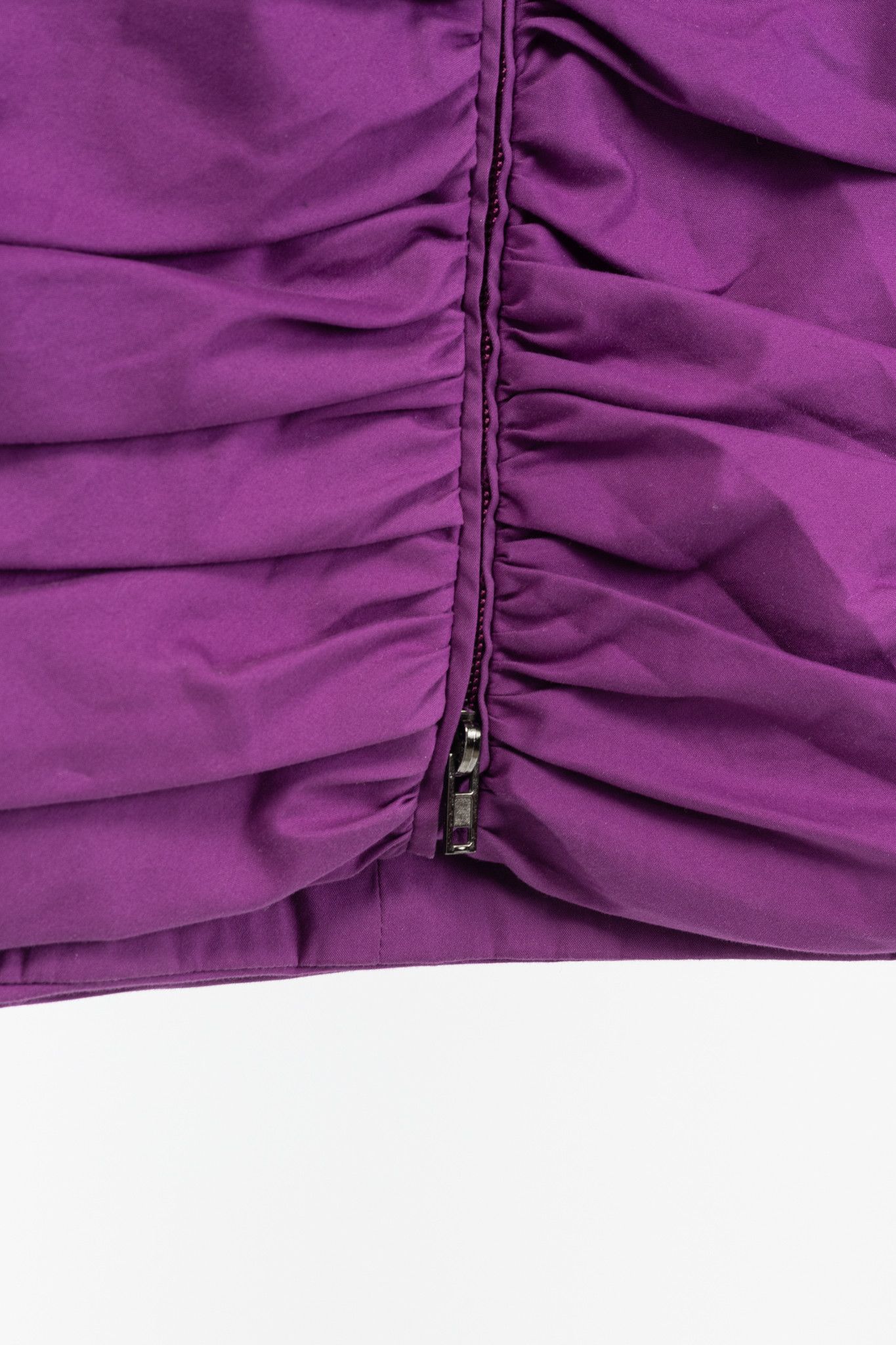 Miu Miu Miu Miu Cruise 2009 Cotton Ruched Ruffle Strapless Minidress Size M / US 6-8 / IT 42-44 - 7 Thumbnail