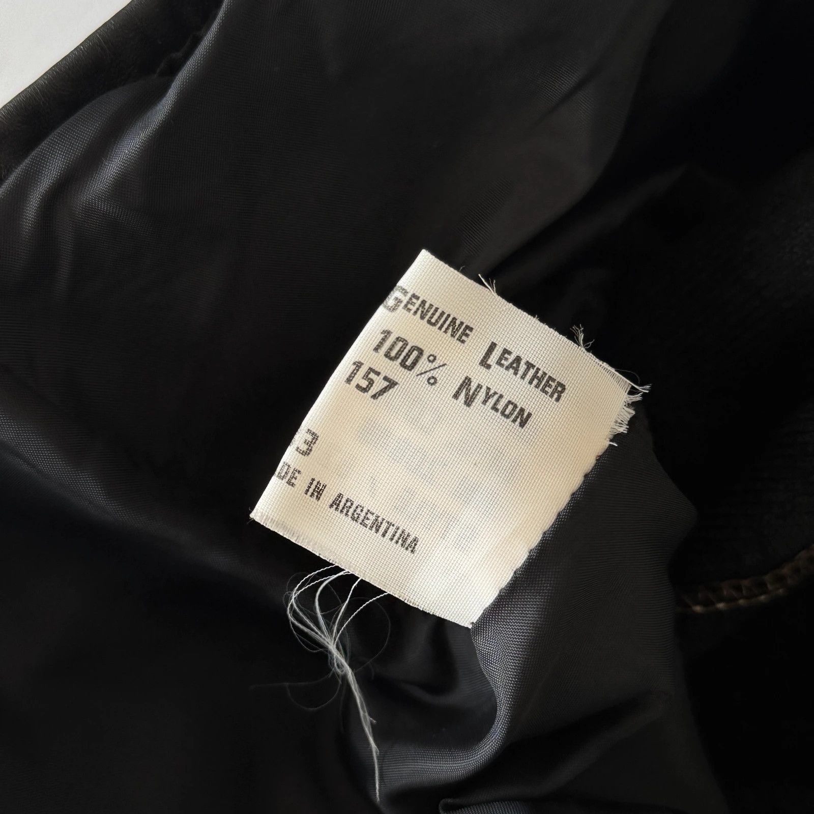 The Leather Shop Vintage Real Leather Collared Gangster Jacket Size US M / EU 48-50 / 2 - 8 Thumbnail
