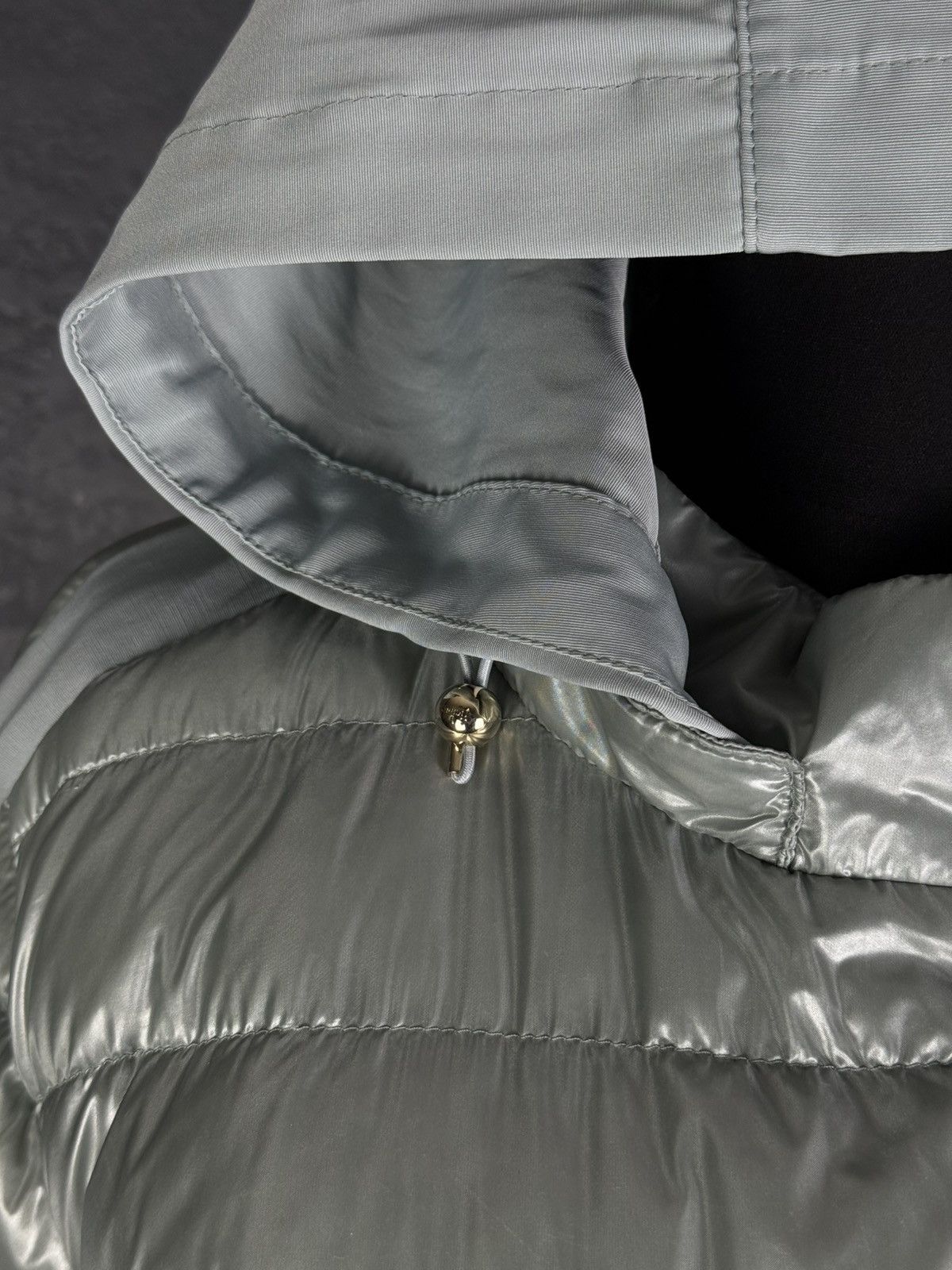 Herno Herno Women’s Long Down Puffer Jacket Hooded Silver Gray Size XXL / US 16-18 / IT 52-54 - 8 Thumbnail