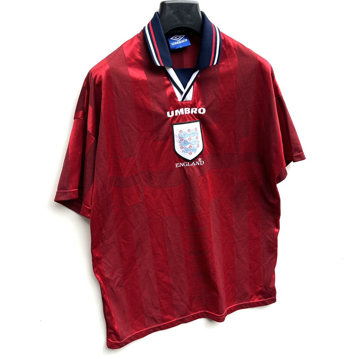 Umbro Umbro England 1997 1998 soccer jersey football shirt Size US XL / EU 56 / 4 - 2 Thumbnail