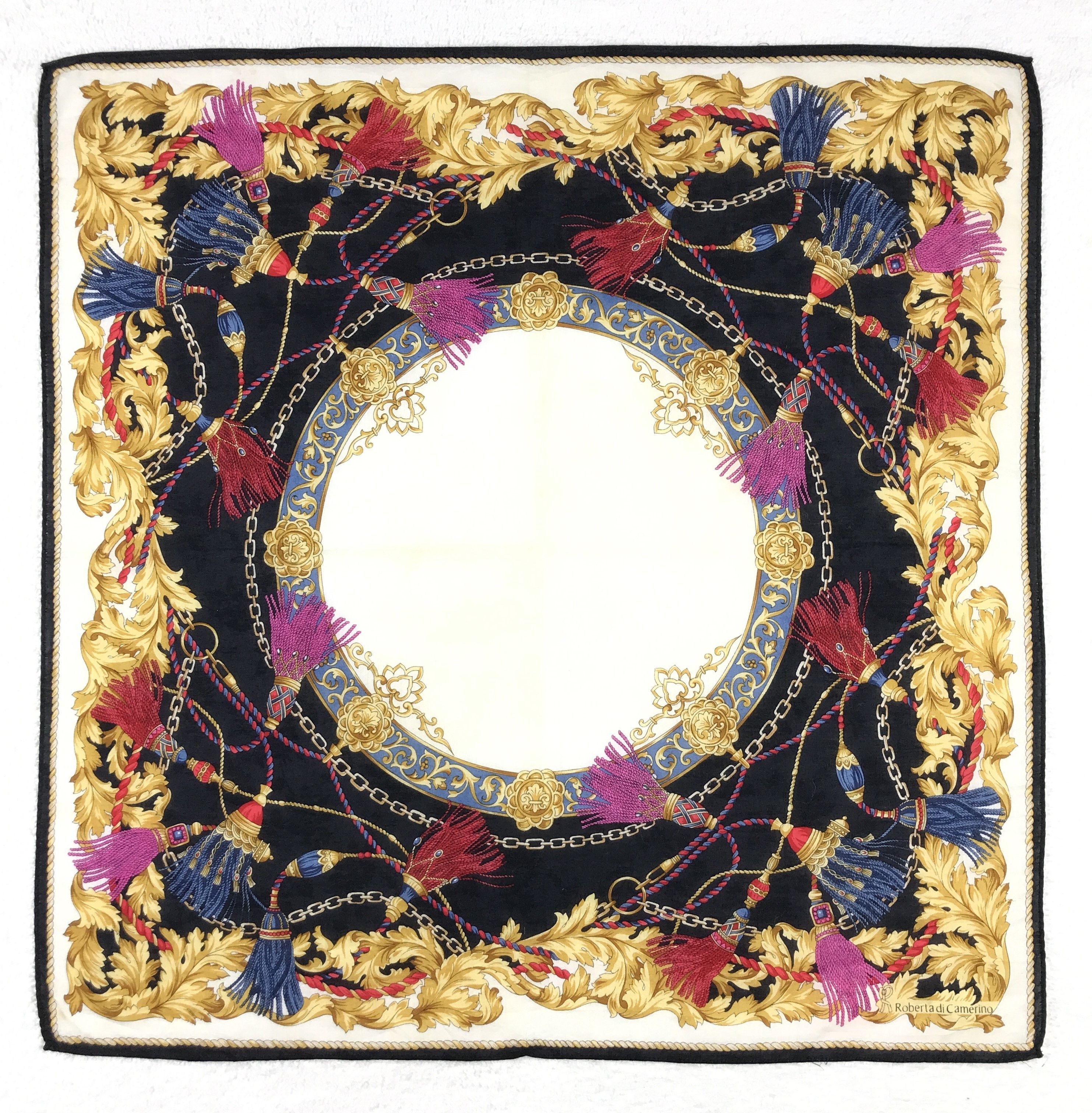 Designer × Roberta di Camerino × Vintage Vintage Roberto de Camerino Bandana Neckerchief Handkerchief Size ONE SIZE - 1 Thumbnail