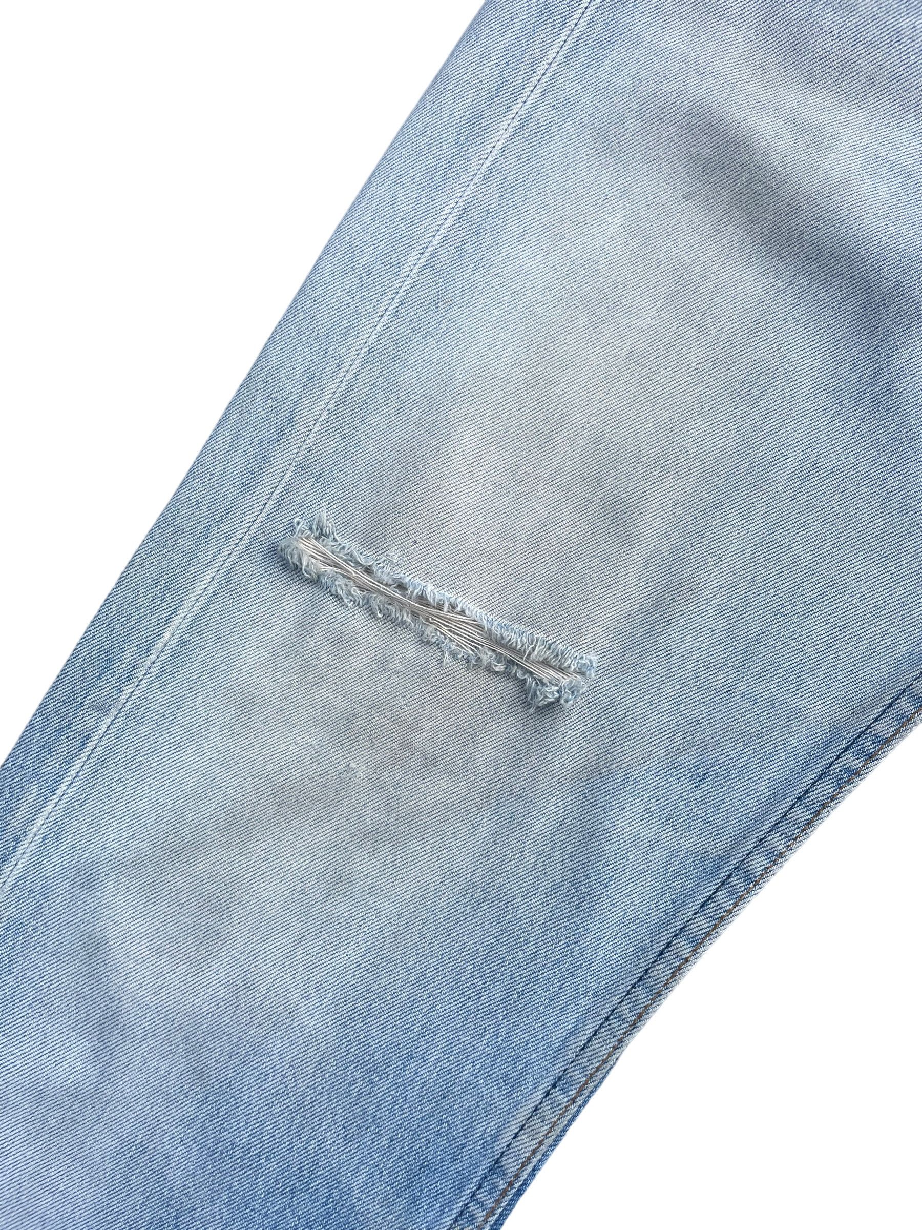 Levi's Vintage 1992 Levis 501 e Faded Distresed Denim Size US 31 - 3 Thumbnail