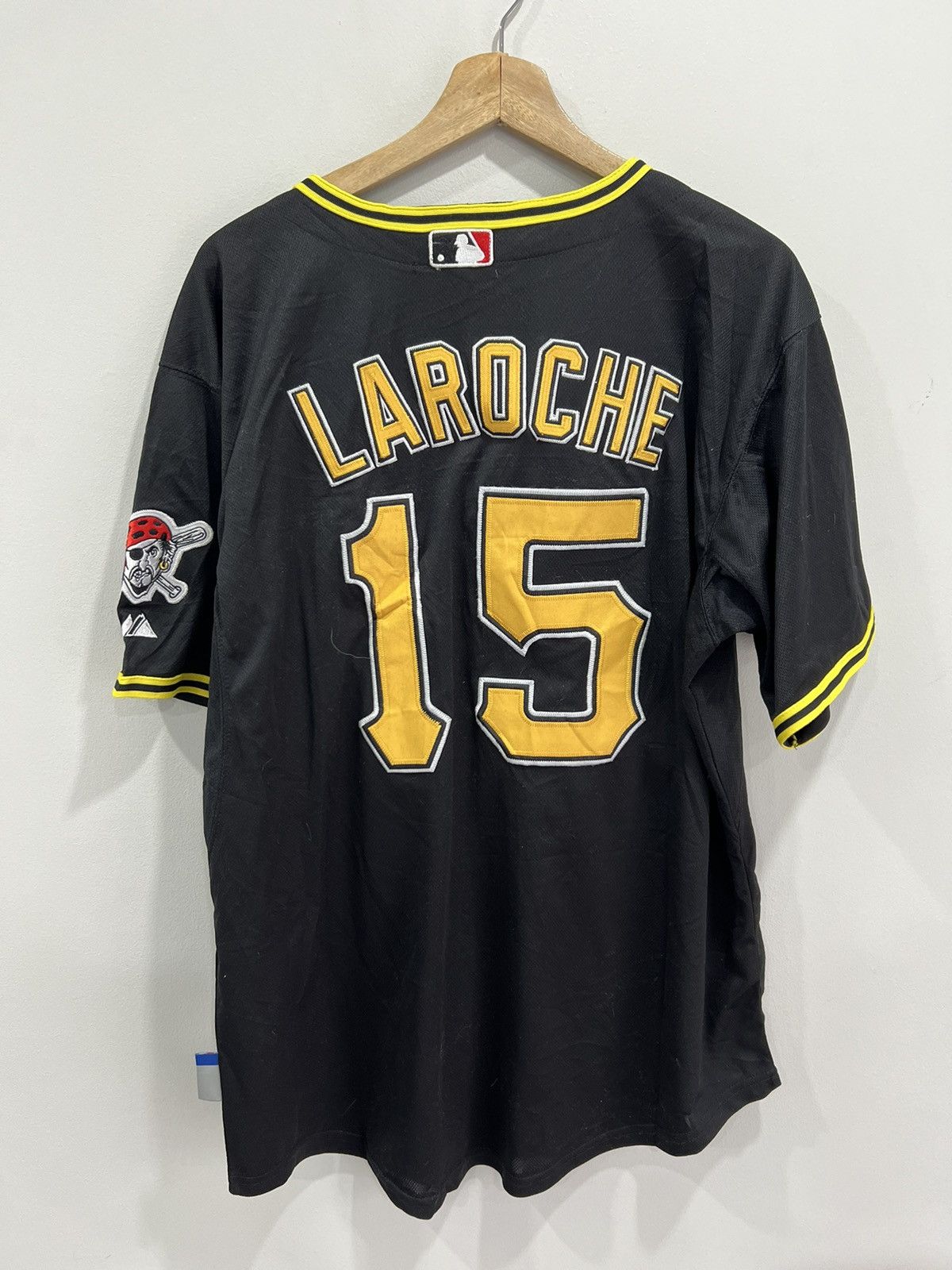 Vintage Pittsburgh Pirates Laroche Baseball Jersey 50 Size US L / EU 52-54 / 3 - 2 Thumbnail