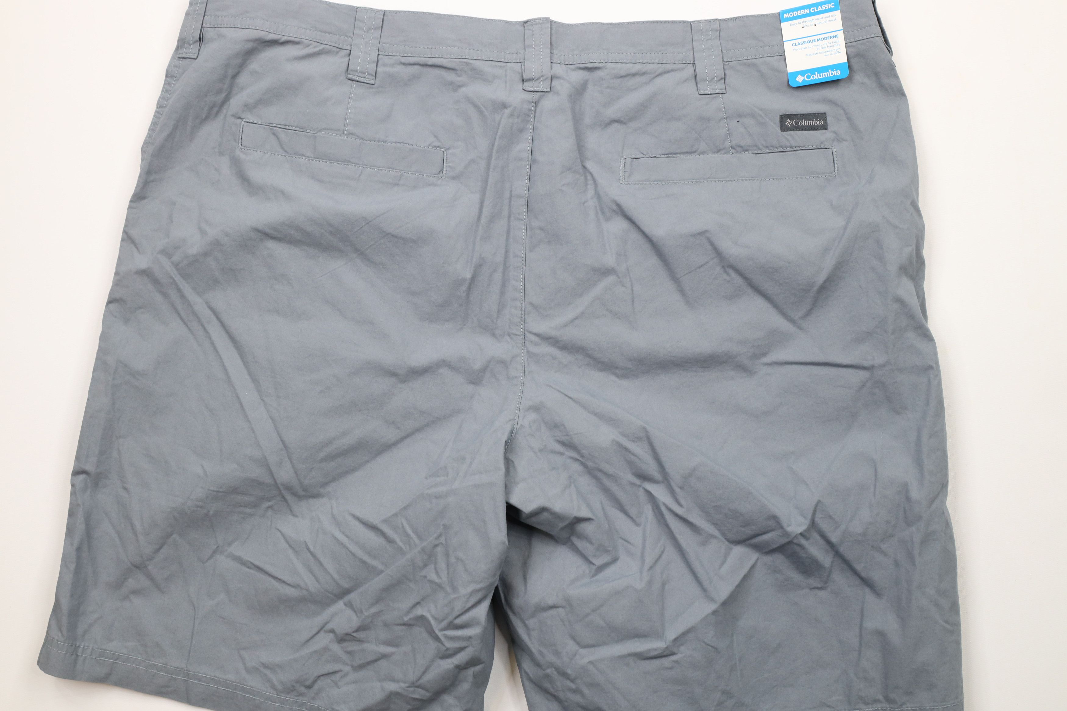 Columbia × Vintage Deadstock Columbia Outdoor Hiking Trail Shorts Gray Cotton Size US 42 / EU 58 - 10 Thumbnail