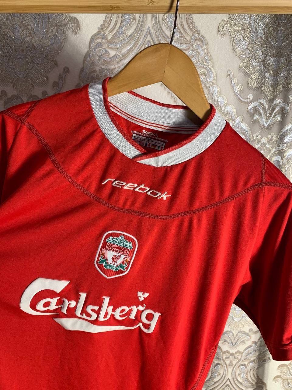 Reebok VINTAGE REEBOK FC LIVERPOOL ENGLAND SOCCER JERSEY RETRO 90s Size US M / EU 48-50 / 2 - 3 Thumbnail