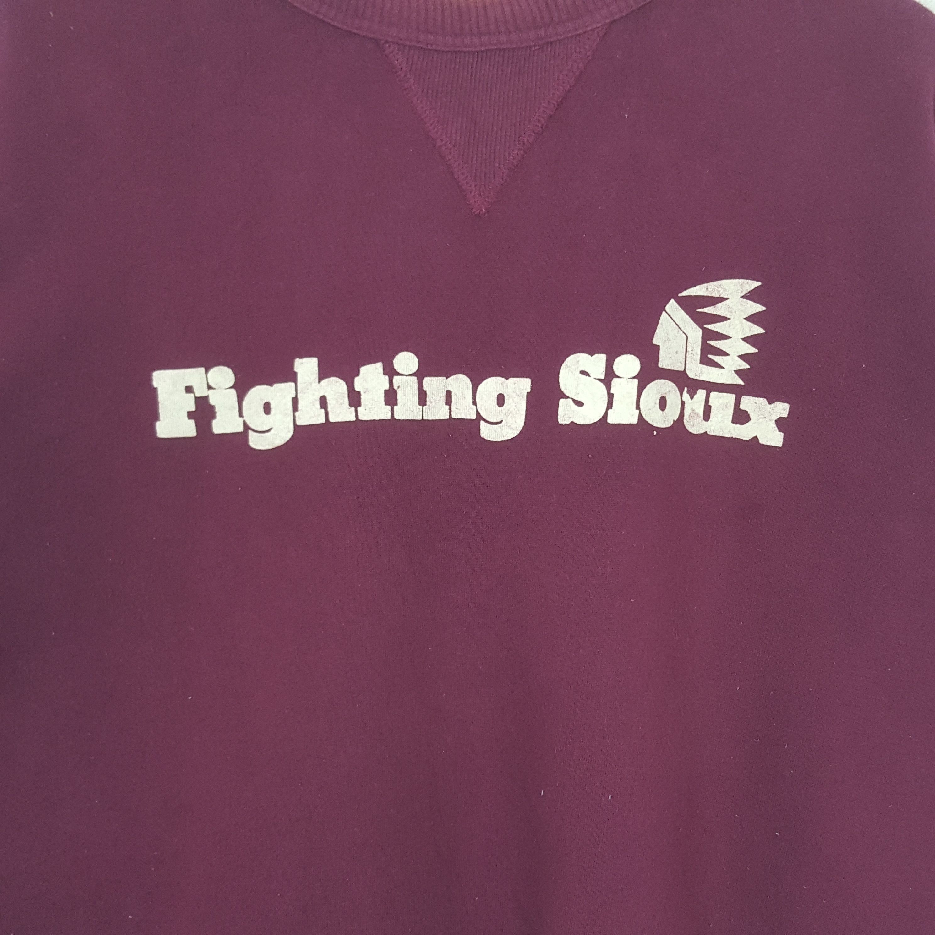 Vintage Vintage Fighting Siouk American Sports Sweatshirt C286N14 Size US L / EU 52-54 / 3 - 2 Thumbnail
