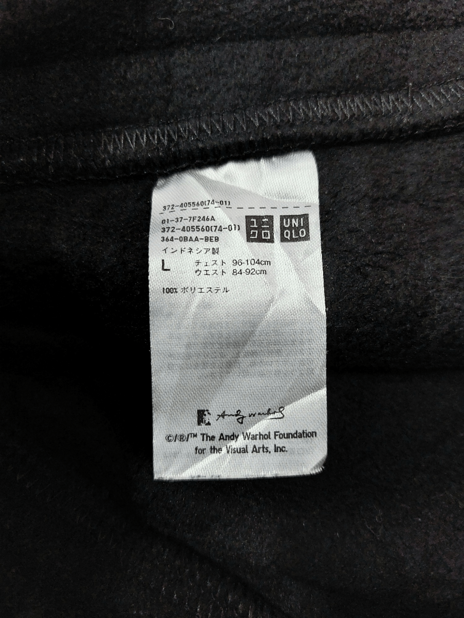 Andy Warhol Andy Warhol Black Jogger Pants Size US 32 / EU 48 - 11 Thumbnail