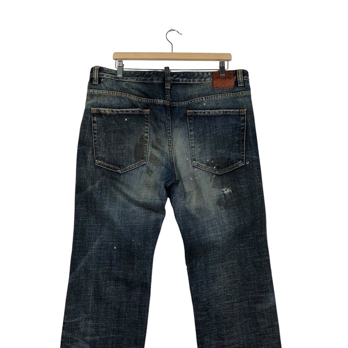 Dsquared2 📌Vintage Patchwork Denim Jeans Dsquared2 Made in Italy Size US 38 / EU 54 - 11 Thumbnail