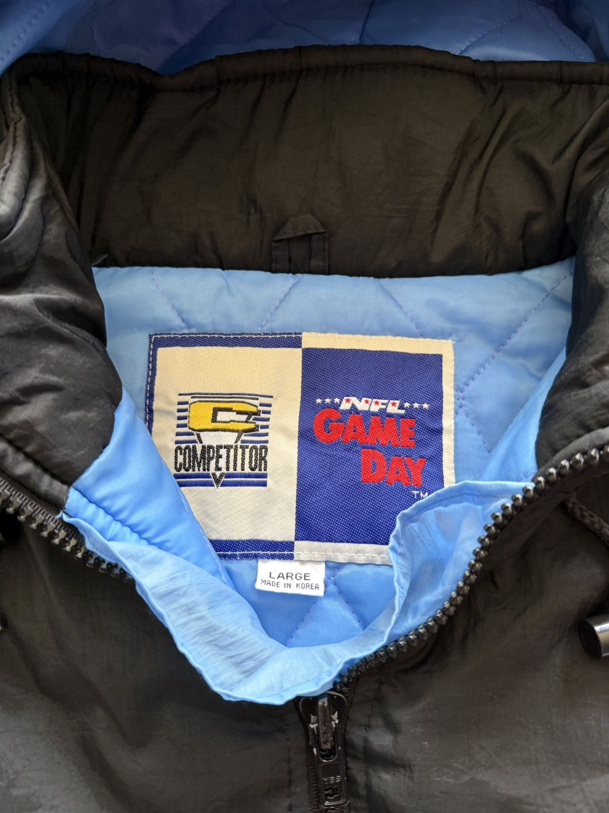 Vintage Vintage 90s Houston Oilers Competitor Pullover Jacket Sz L Size US L / EU 52-54 / 3 - 4 Thumbnail