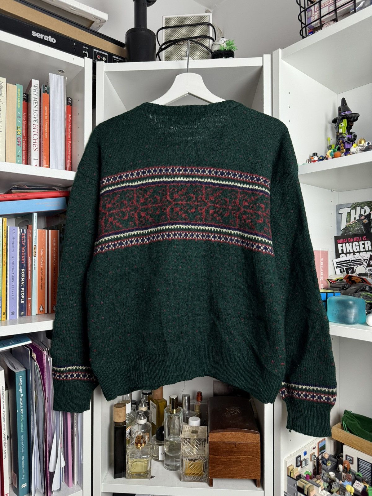 L.L. Bean × Vintage VIntage 90s L.L. Bean wool button up cardigan sweater L 90s Size L / US 10 / IT 46 - 2 Thumbnail
