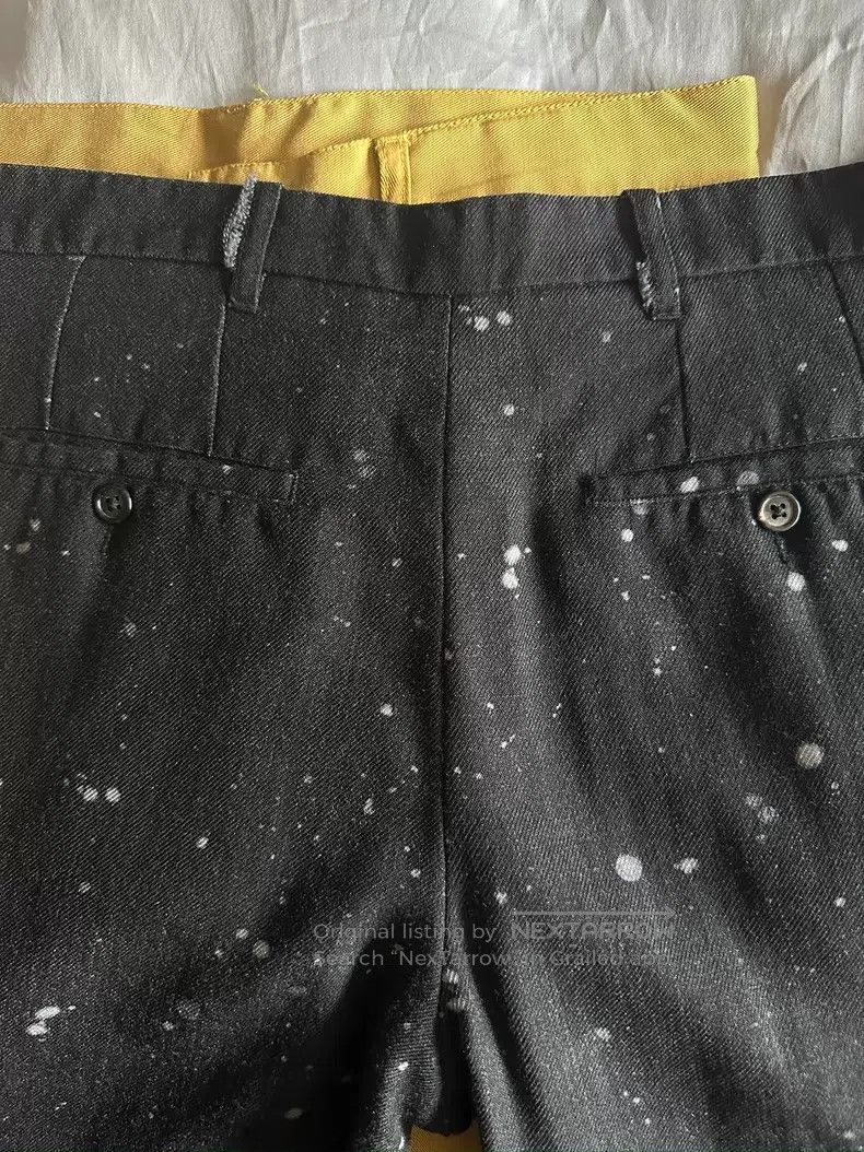 Other Ann Demeulemeester size S Dark gray mud dot silk cotton pan Size 22" - 5 Thumbnail