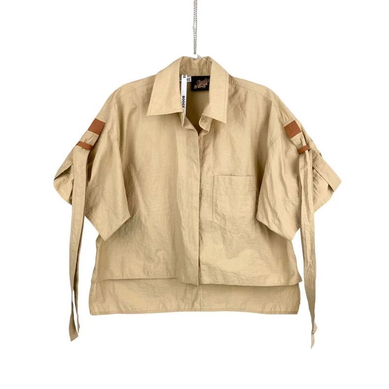 Loewe LOEWE Short-sleeved shirt with a bow tie Size XXS / US 00 / IT 34 - 1 Thumbnail