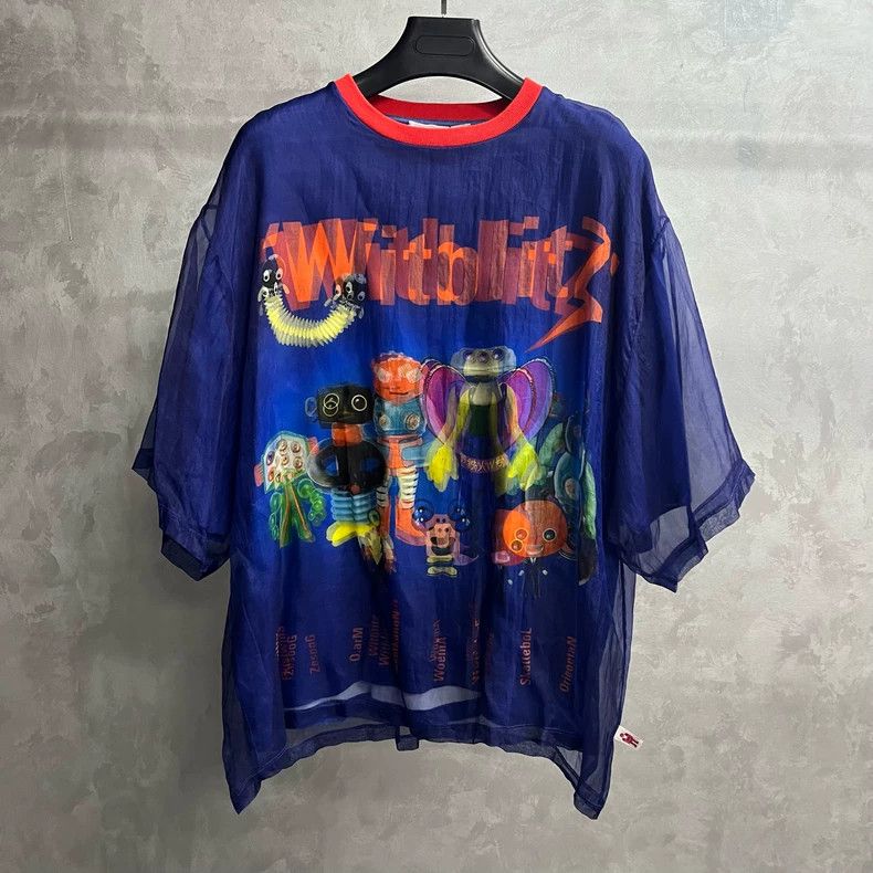 Walter Van Beirendonck walter van beirendonck Blue double-layer print Size US S / EU 44-46 / 1 - 1 Thumbnail