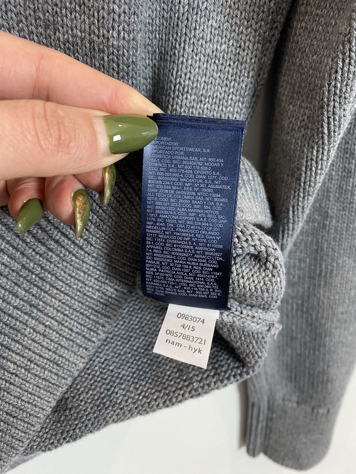 Tommy Hilfiger Tommy Hilfigier Mens Sweater Jumper Size S Grey High Neck Size US S / EU 44-46 / 1 - 8 Thumbnail