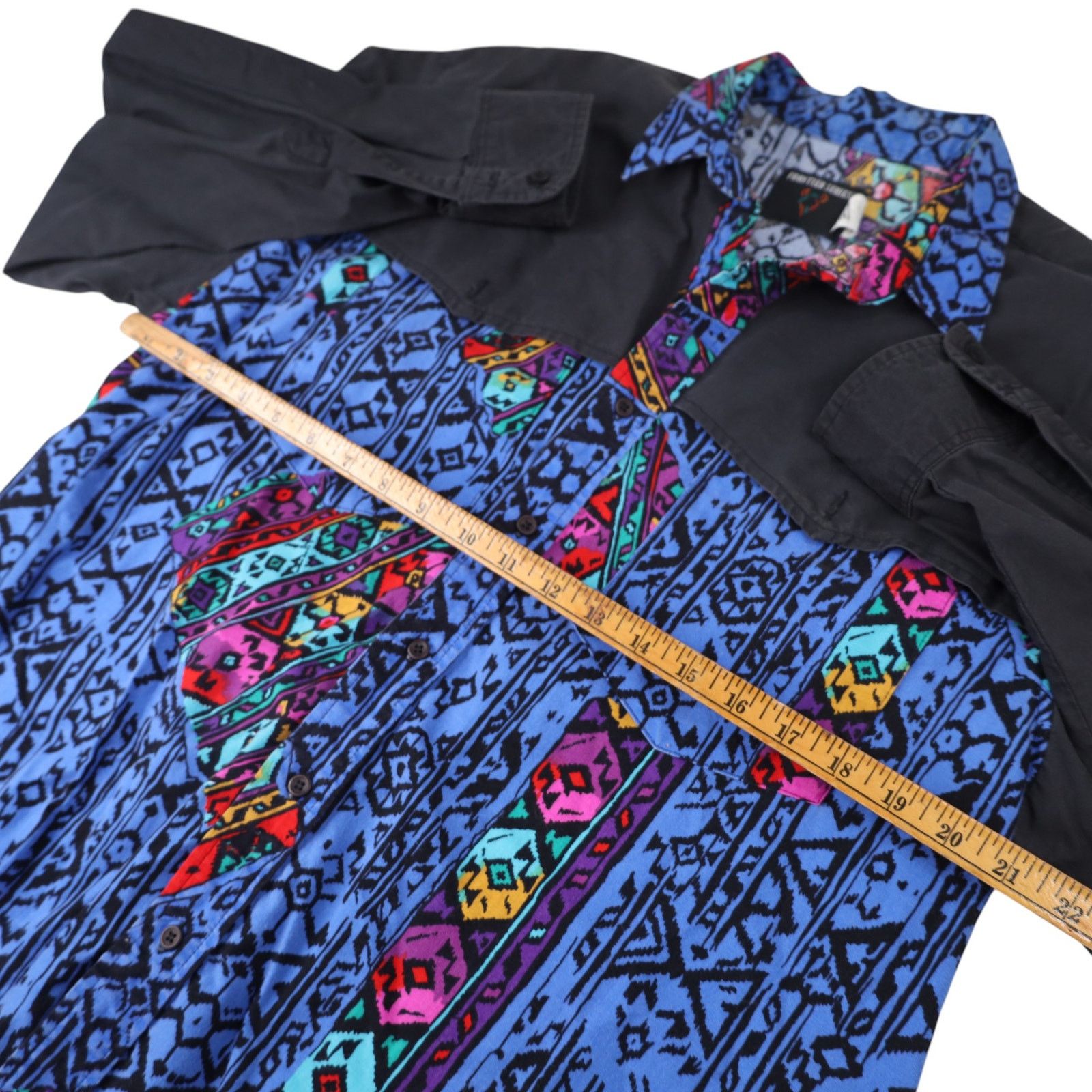 Vintage Vintage Frontier Series Crazy Vibrant Western Shirt Size US XL / EU 56 / 4 - 8 Thumbnail