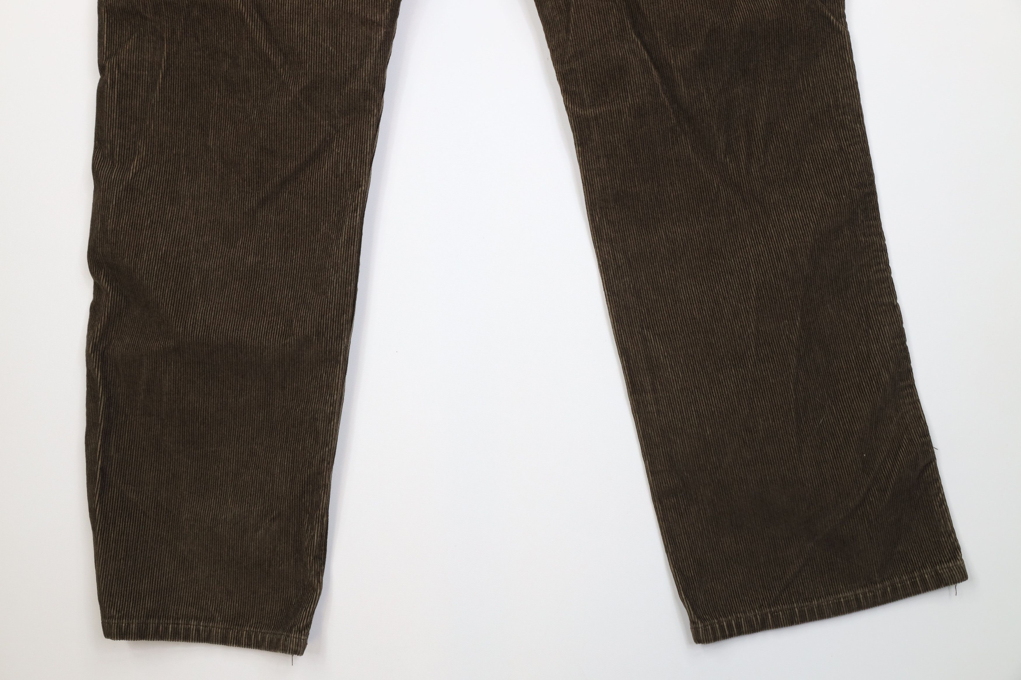 L.L. Bean Vintage LL Bean Wide Leg Corduroy Chino Pants Brown Cotton Size US 36 / EU 52 - 11 Thumbnail