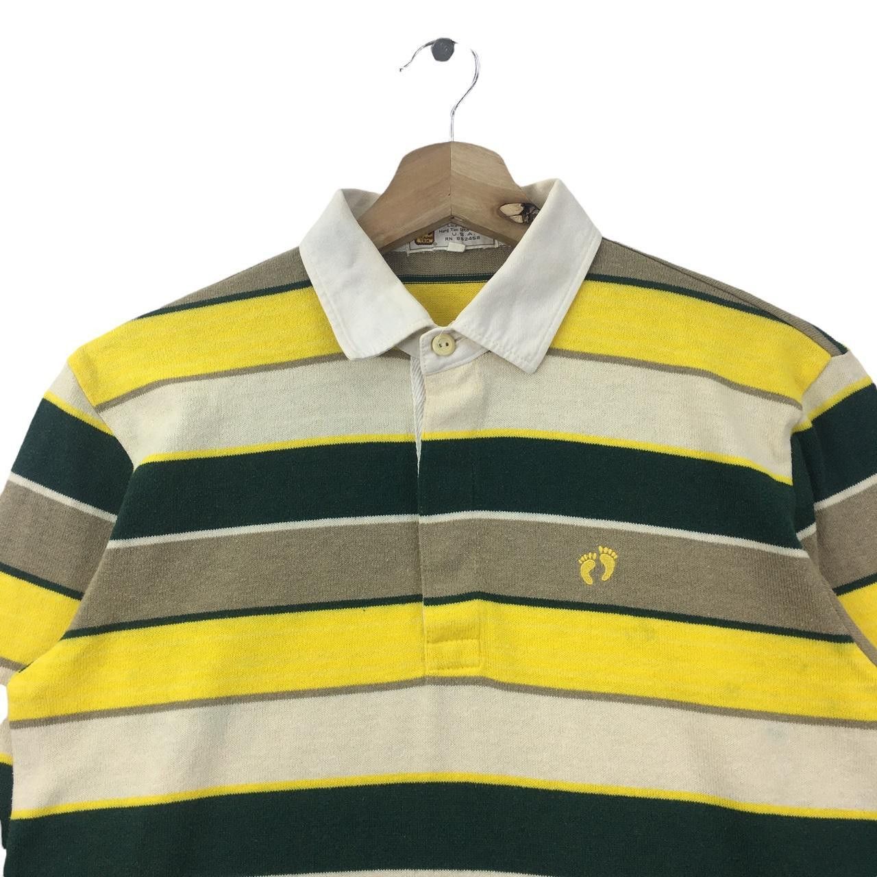 Hang Ten Vtg 80’ HANG TEN SURFING Hawaii Green Polo Tee Shirt Beach Size US M / EU 48-50 / 2 - 2 Thumbnail
