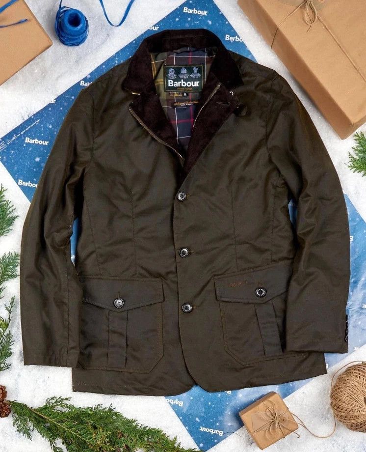 Barbour BARBOUR LUTZ Waxed Jacket Size US M / EU 48-50 / 2 - 9 Thumbnail