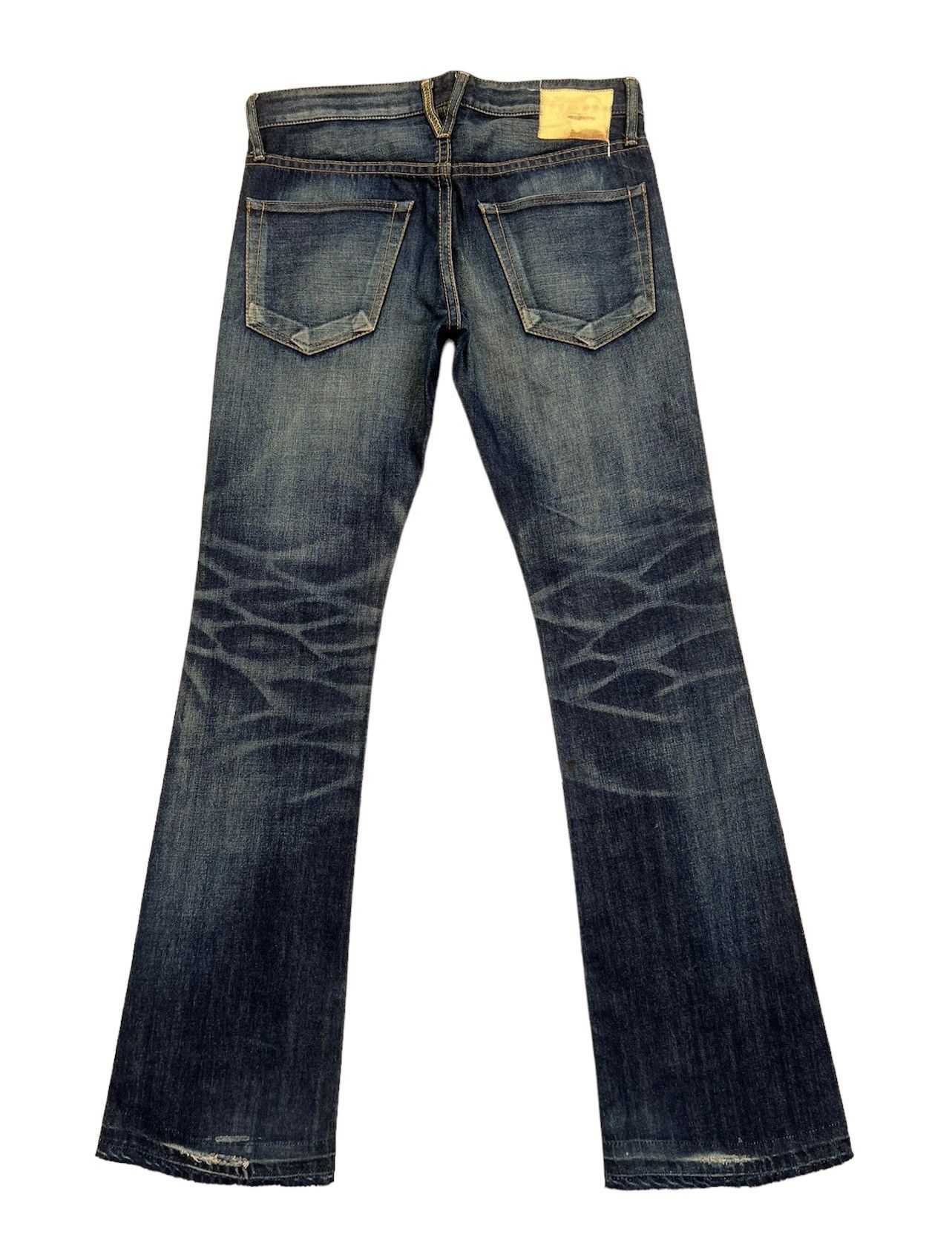 Vanquish Vanquish Japan Low Rise Released Hem Denim Flare Jeans Size US 31 - 2 Thumbnail