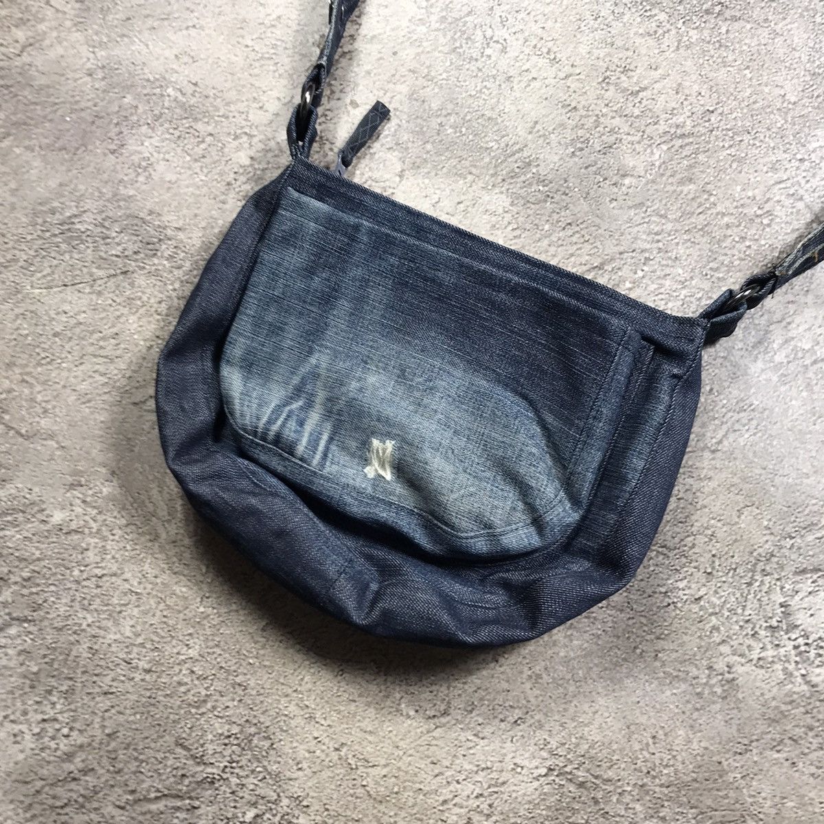 Vintage Vintage 90s Japanese Striped Crossbody Bag Tactical Y2K OS Size ONE SIZE - 7 Thumbnail