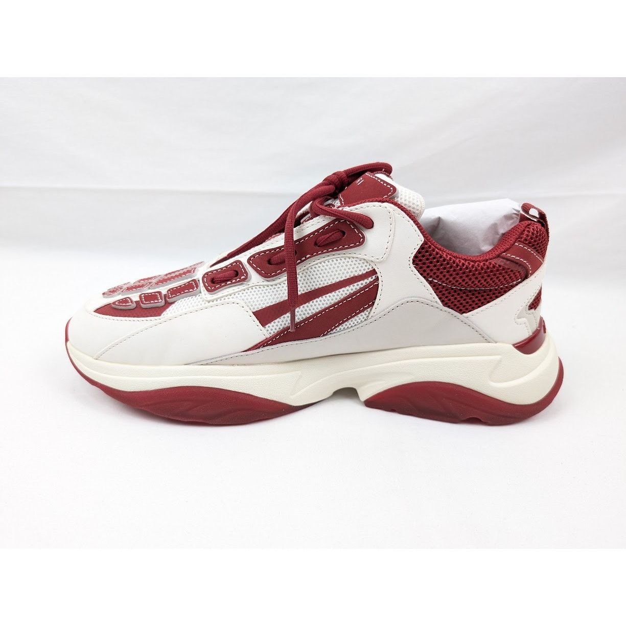 Amiri o1rshd1 Q:2 / Bone Runner in Cream/Red Size US 13 / EU 46 - 8 Thumbnail