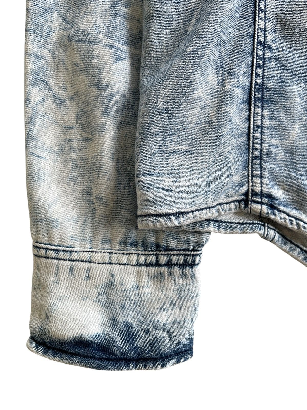 In The Attic Acid Washed Denim Western Shirt Size US S / EU 44-46 / 1 - 5 Thumbnail