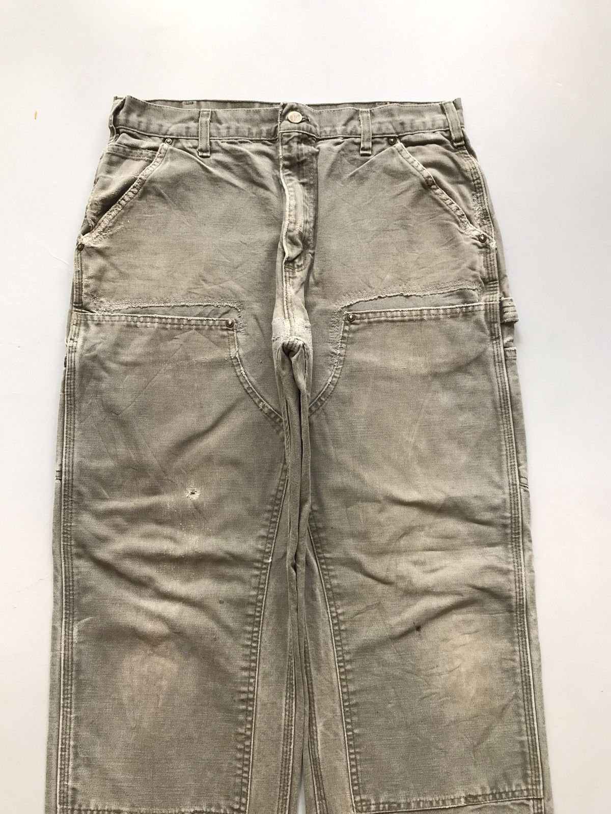 Carhartt Vintage Carhartt B136 MOS double knee workwear Size US 34 / EU 50 - 5 Thumbnail