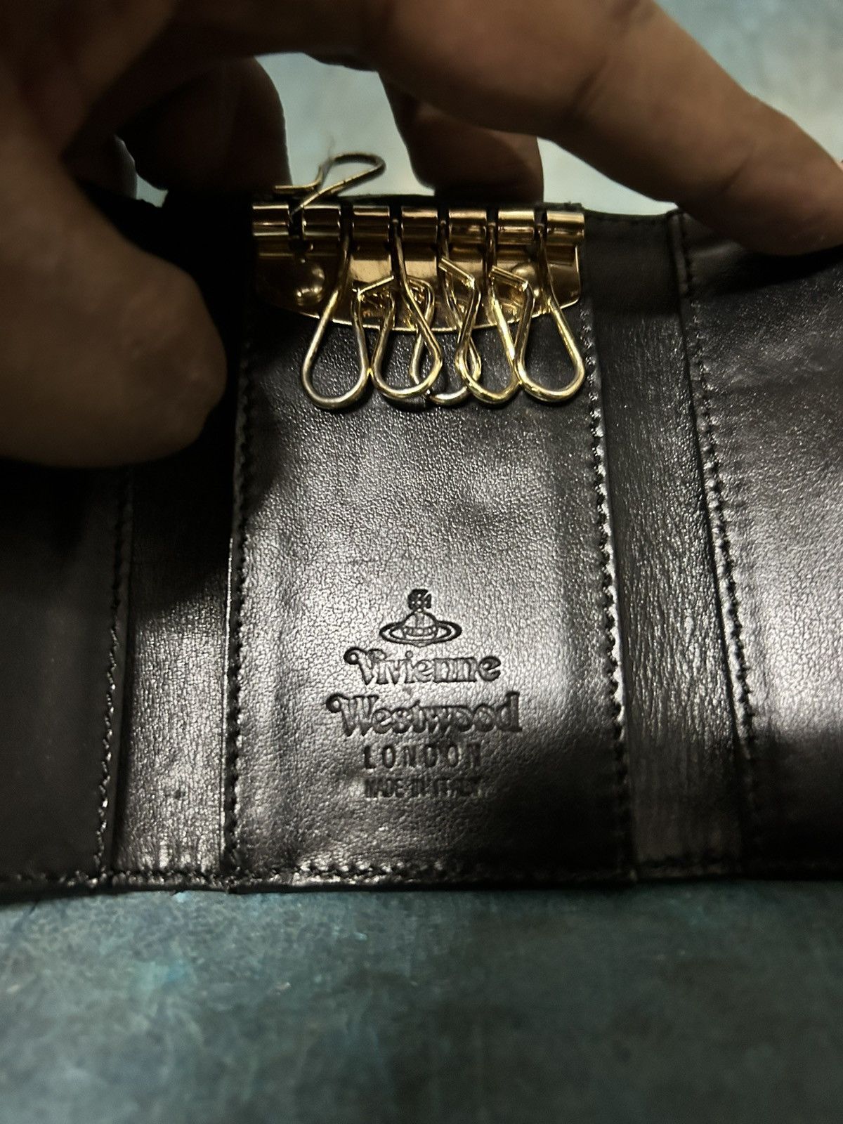 Vivienne Westwood London Leather Key Case Size ONE SIZE - 8 Thumbnail