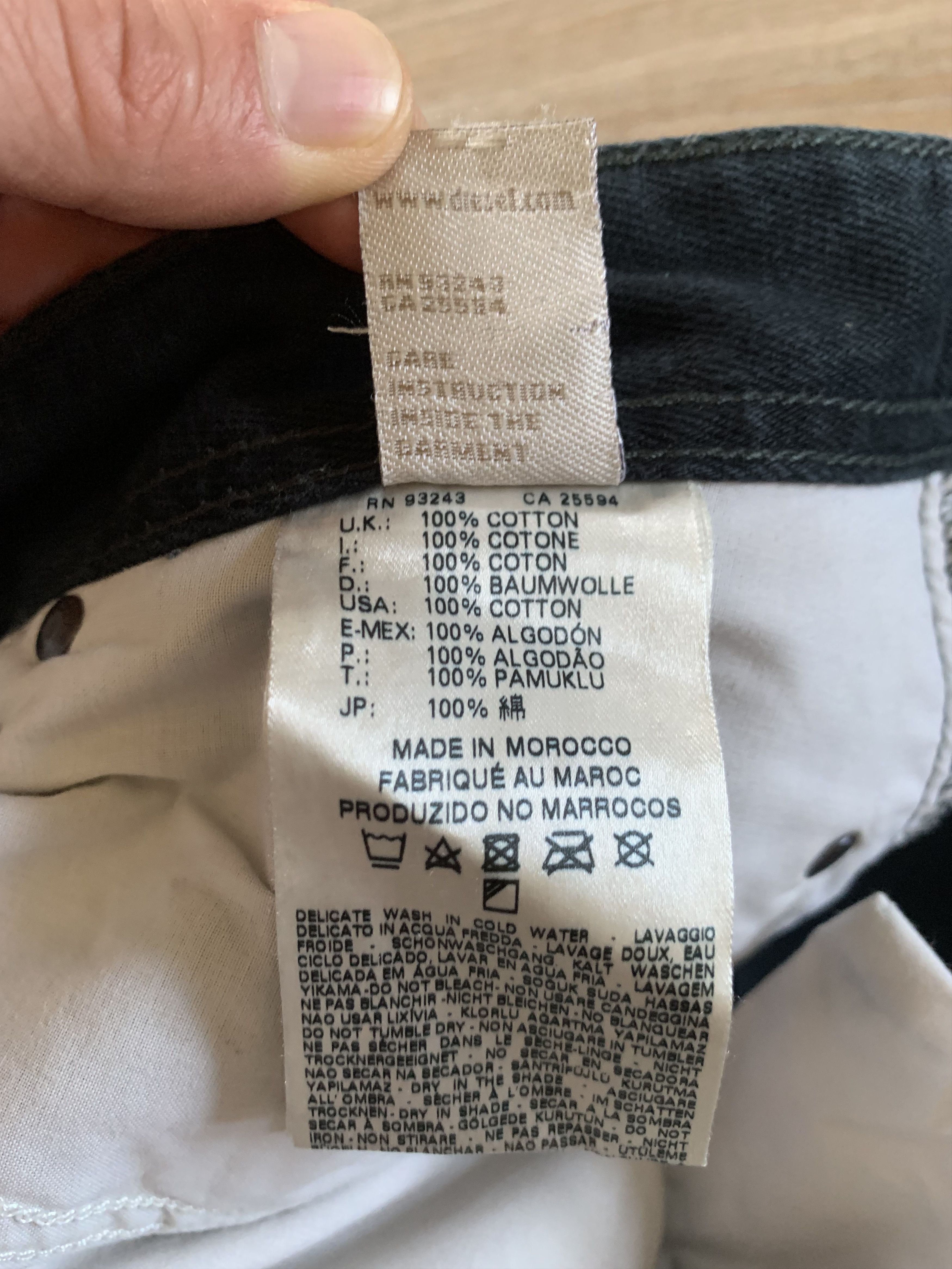 Diesel Diesel Darron Regular Slim Tapered Jeans Size US 33 - 12 Thumbnail