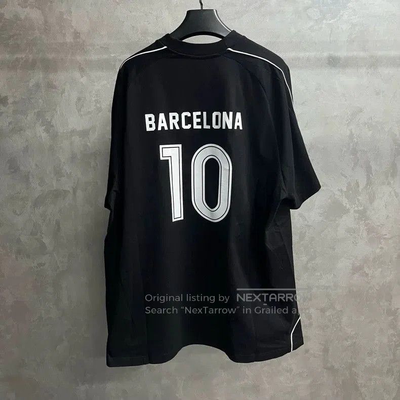 Balenciaga Balenciaga Logo Print Crewneck Casual T-Shirt. Size US XL / EU 56 / 4 - 4 Thumbnail