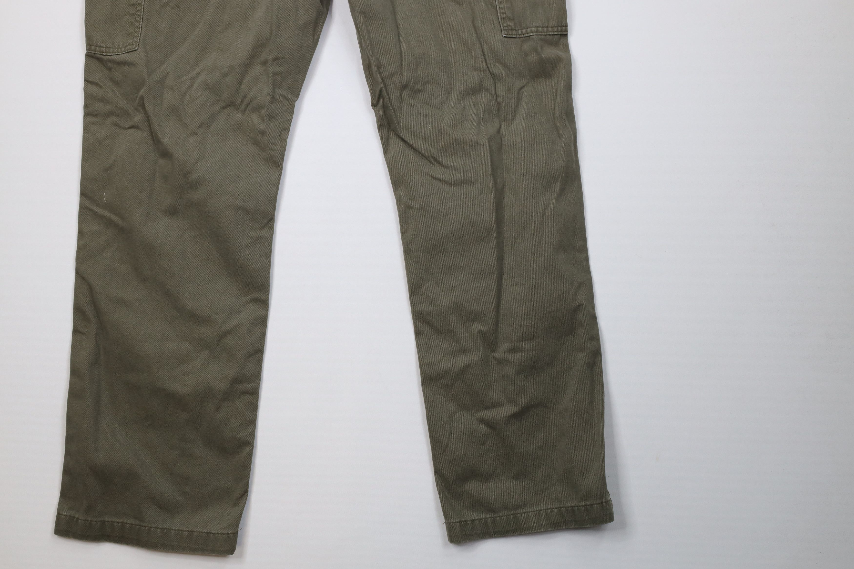 Carhartt Vintage Carhartt Wide Leg Dungaree Pants Army Green Size US 38 / EU 54 - 13 Thumbnail