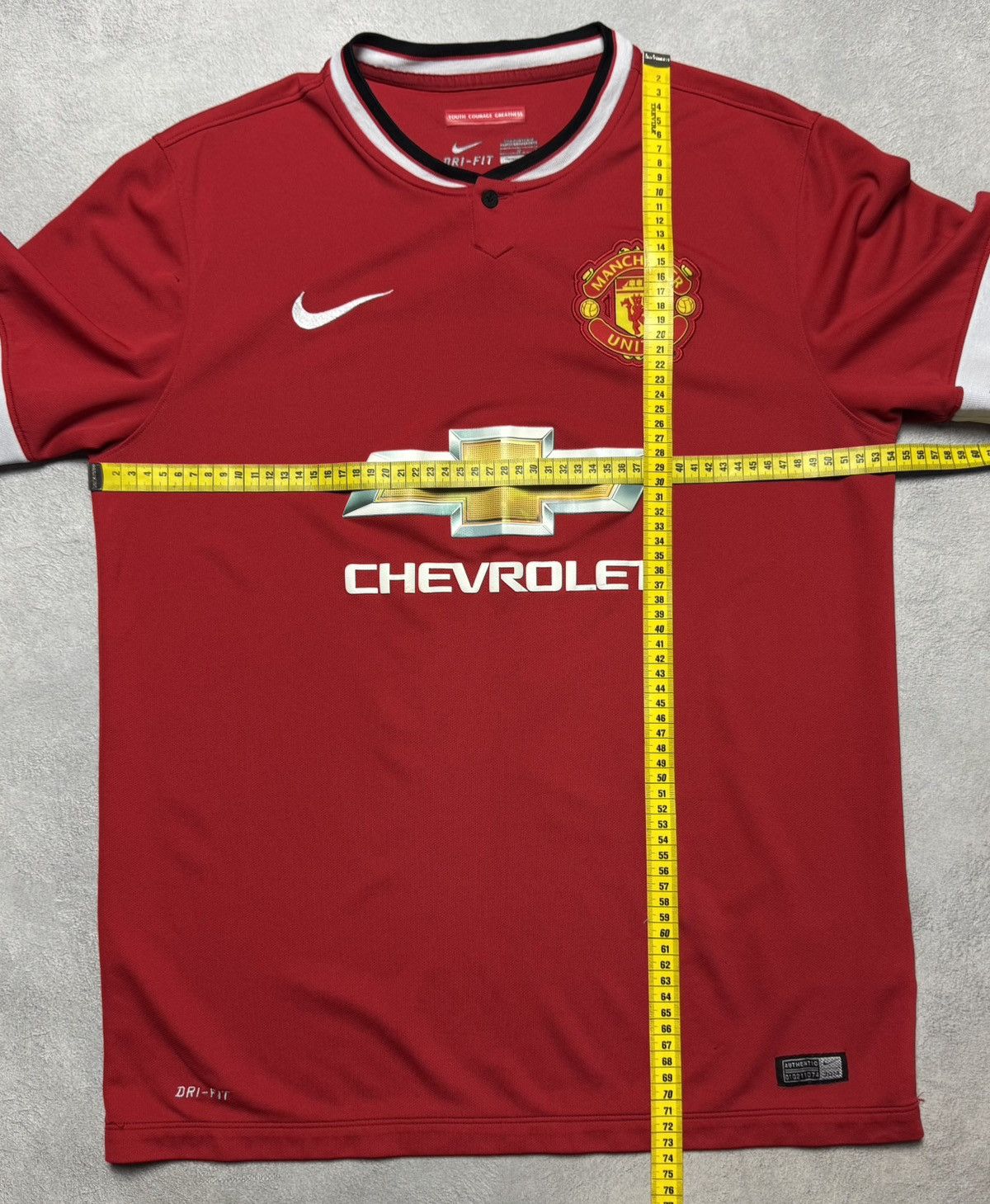 Nike Manchester United 2014 2015 Home Shirt Soccer Jersey Nike Size US L / EU 52-54 / 3 - 18 Thumbnail