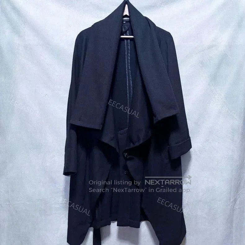 Ann Demeulemeester Black Asymmetric Double. Size US S / EU 44-46 / 1 - 3 Thumbnail