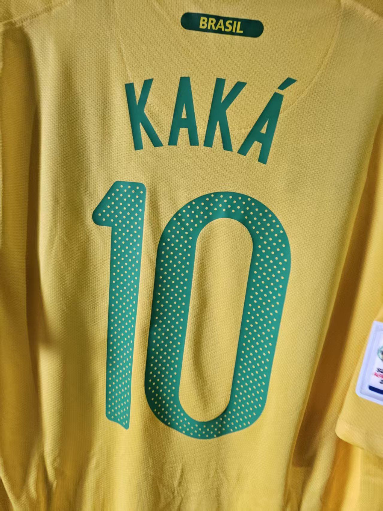Other 2010 Brazil #10 Kaka Jersey Home XXL Size US XXL / EU 58 / 5 - 5 Thumbnail