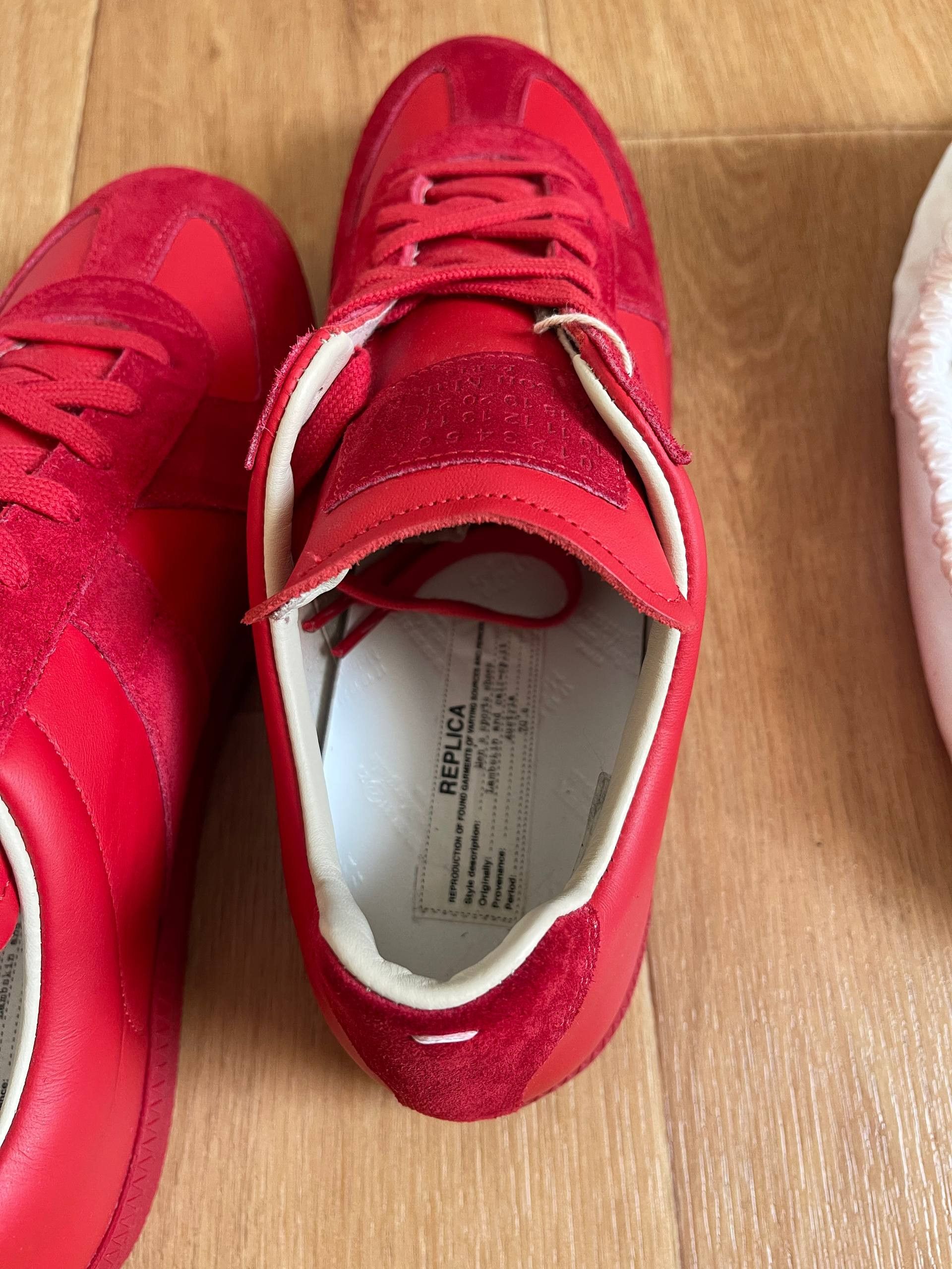 Maison Margiela Maison Martin Margiela MMM Low tTop Replica Red Sneaers Sz43 Size US 10 / EU 43 - 5 Thumbnail