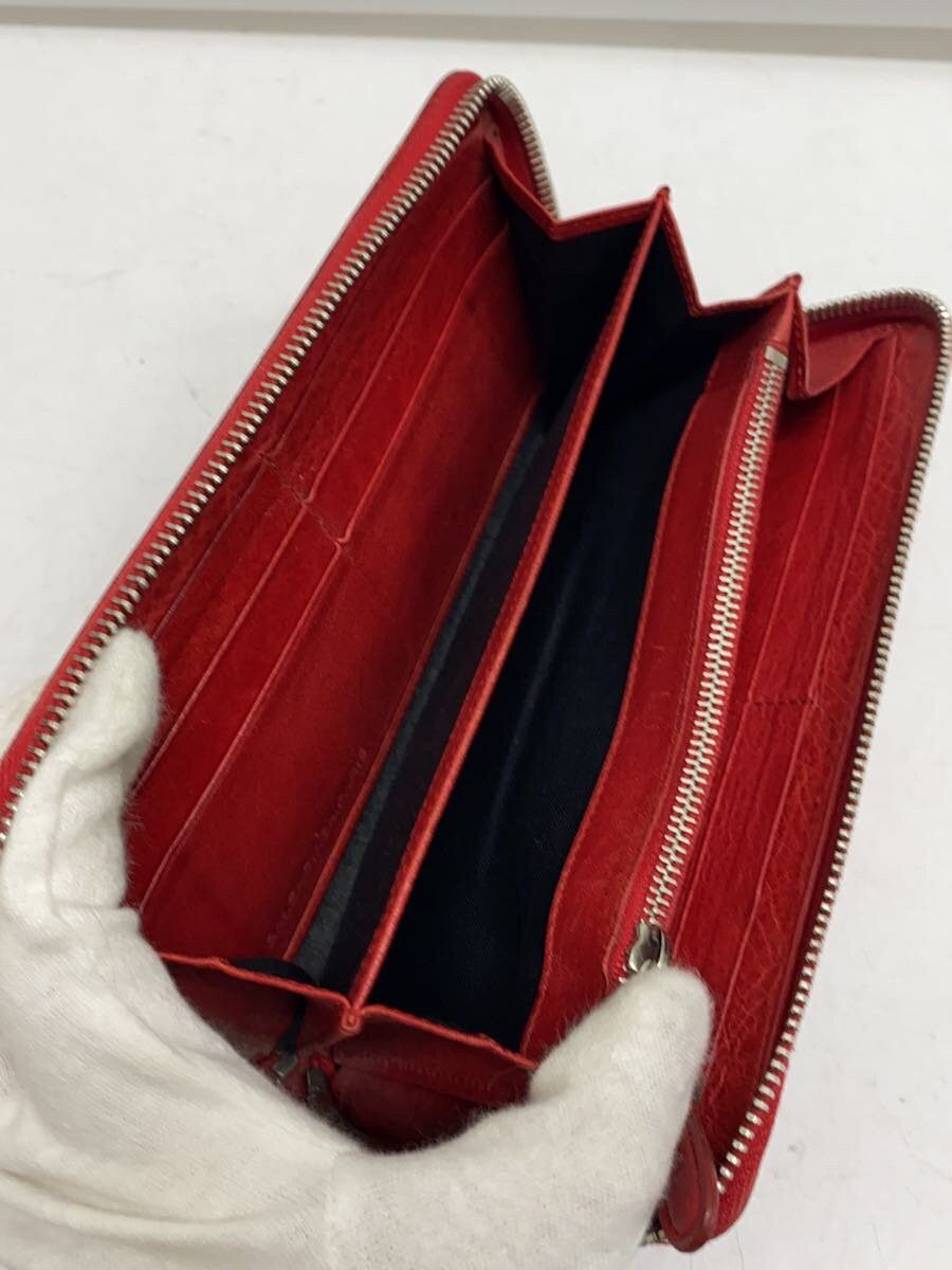 Balenciaga Balenciaga Sheepskin Long Wallet Red Size ONE SIZE - 5 Thumbnail