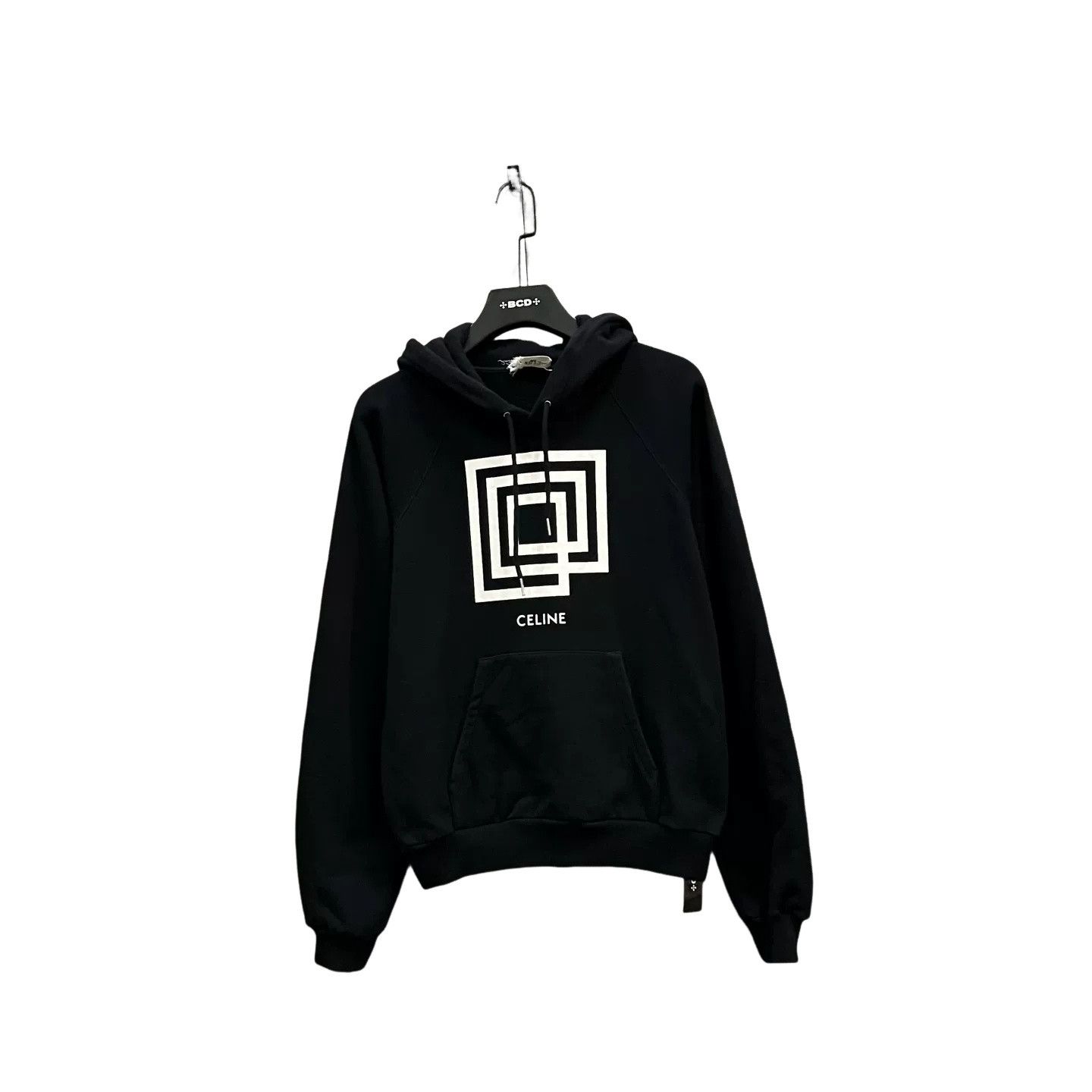 Celine CELINE Labyrinth Logo Print Hoodie Size S Size US S / EU 44-46 / 1 - 1 Thumbnail