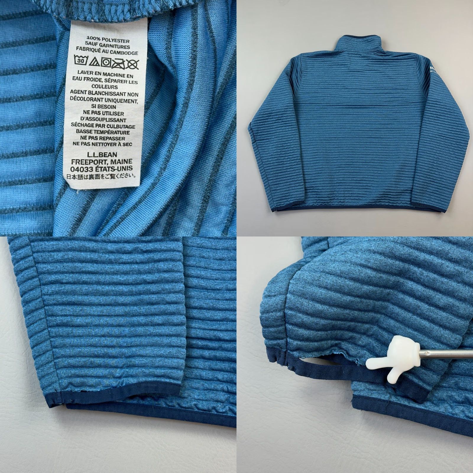 Vintage LL Bean Jacket Mens XL Airlight Knit 1/4 Snap Pullover Outdoor Size US XL / EU 56 / 4 - 8 Thumbnail