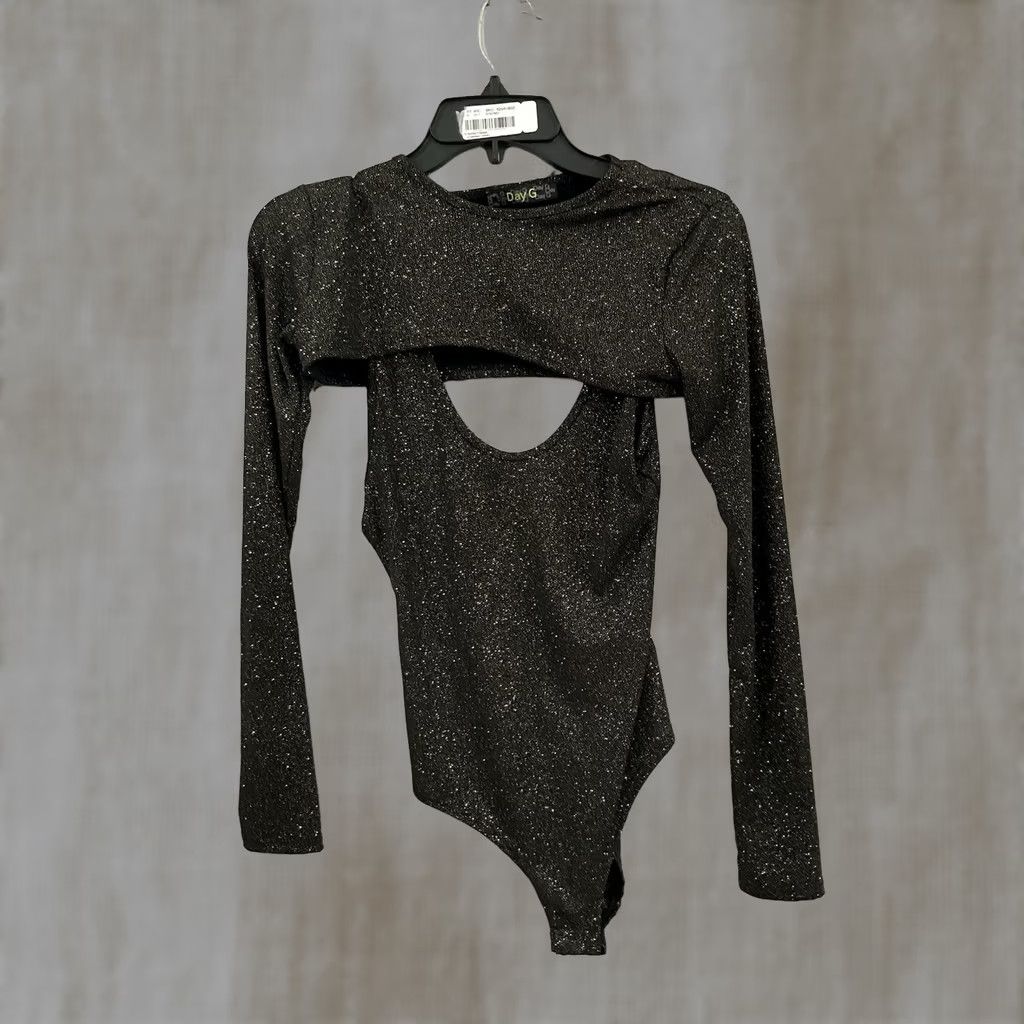 Vintage Day G Glitter Womens Long Sleeve Bodysuit Black S Vintage No Size S / US 4 / IT 40 - 1 Thumbnail
