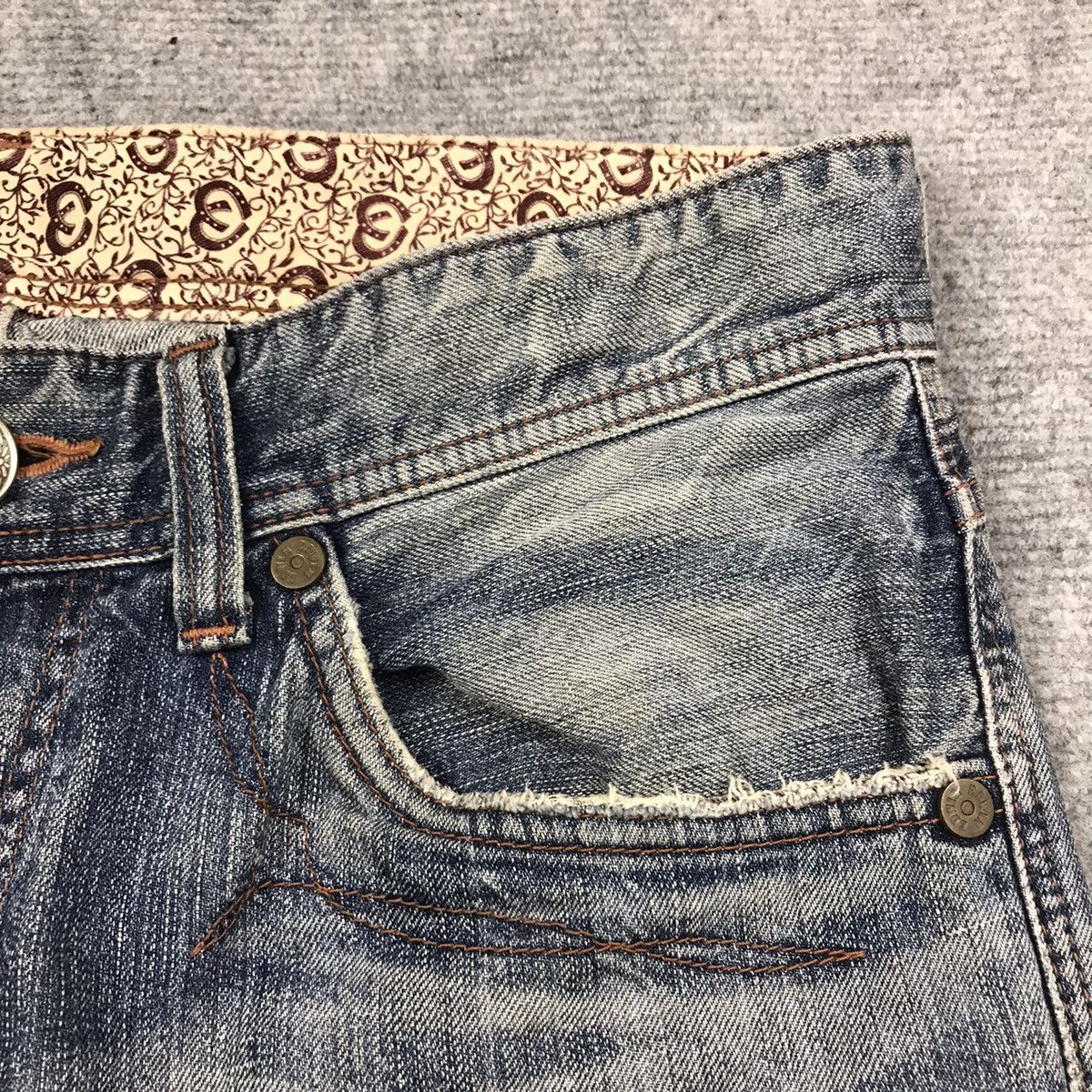 Edwin × Japanese Brand EDWIN JAPANESE BAGGY ACID WASH JEANS PANTS Size US 32 / EU 48 - 6 Thumbnail