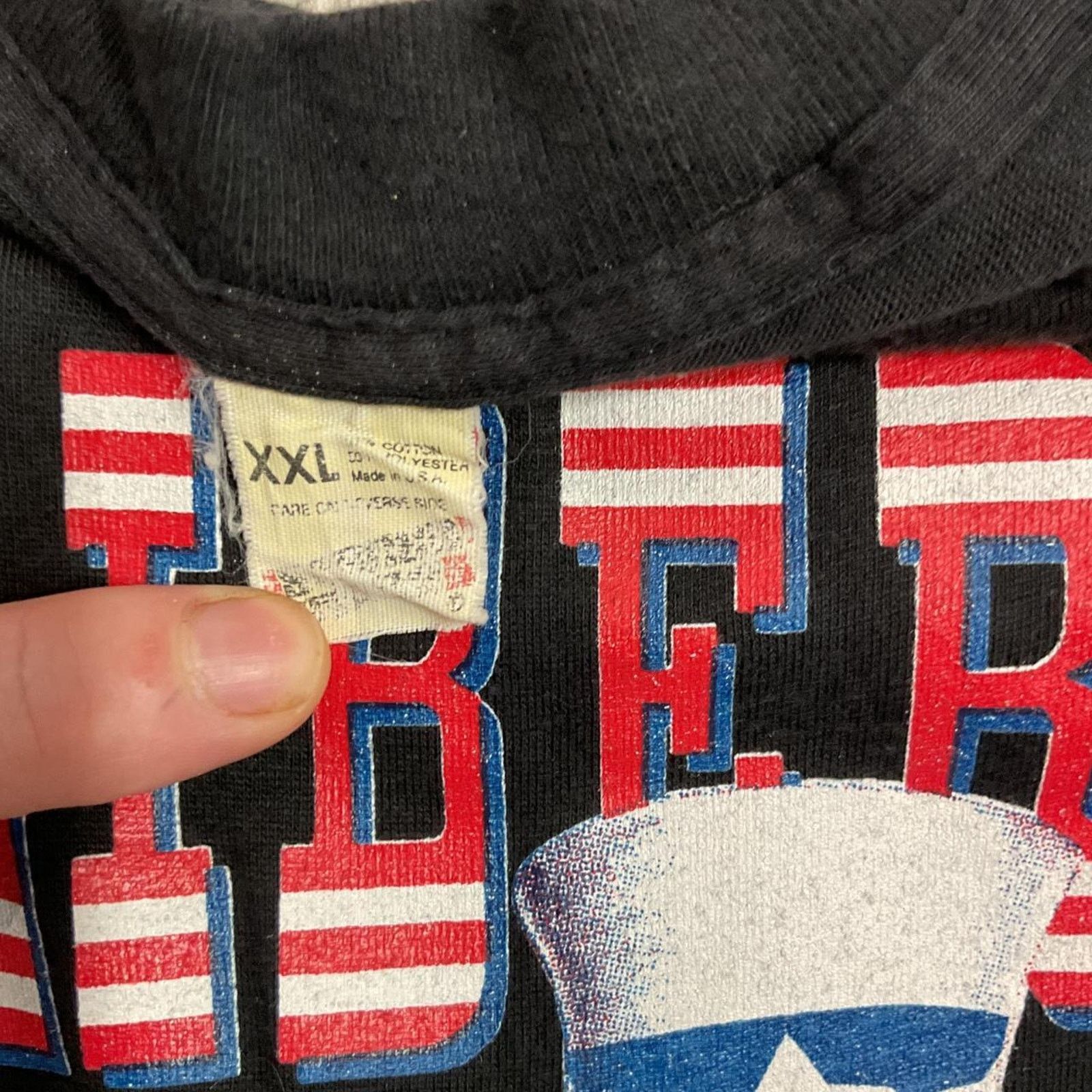 Other Liberty Or Else! Vintage 80s T-Shirt Size US XXL / EU 58 / 5 - 2 Thumbnail